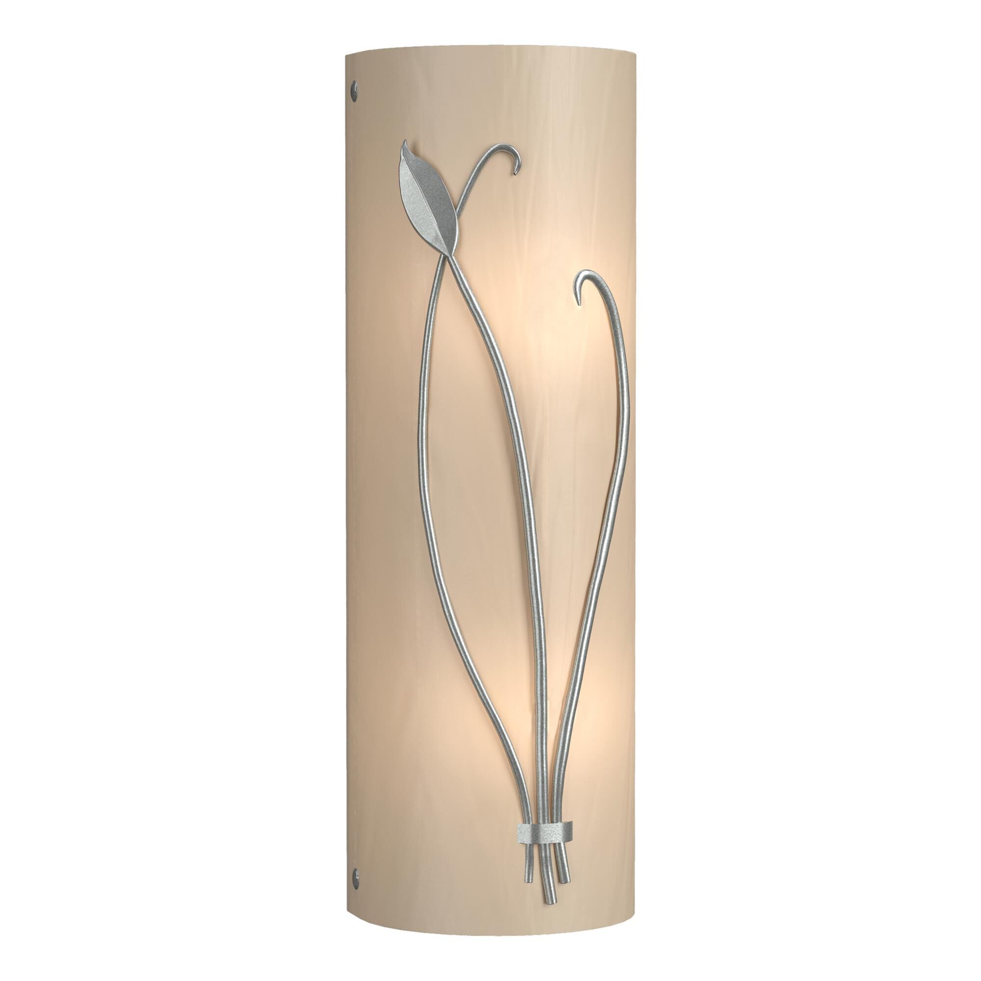 Forged Leaves 17 Inch 2 Light Wall Sconce,