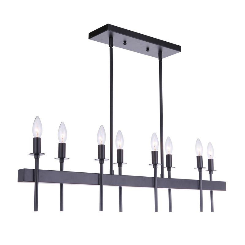 Larrson 38 Inch 8 Light Linear Suspension Light by Craftmade