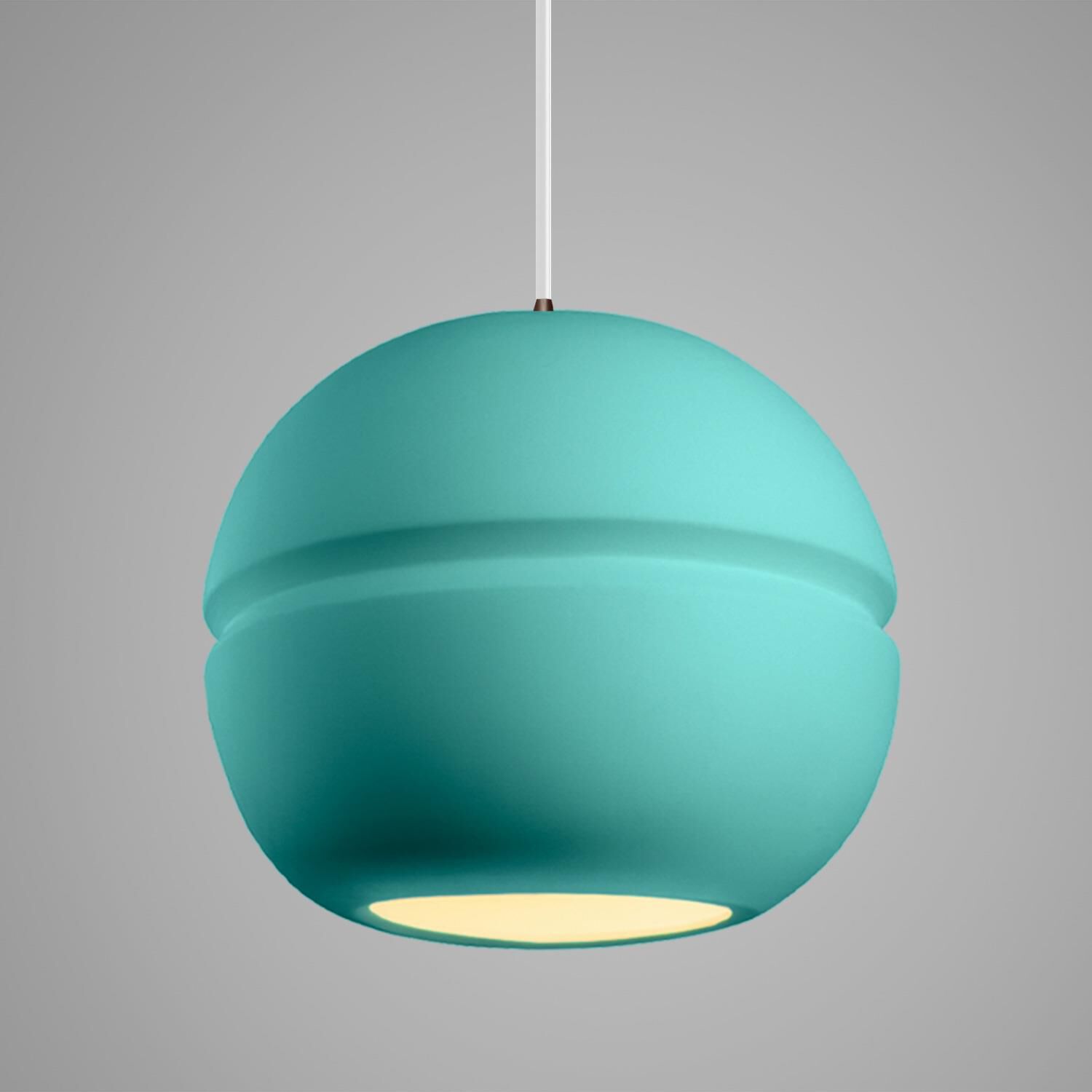 Shown in Dark Bronze finish and Reflecting Pool Ceramic shade