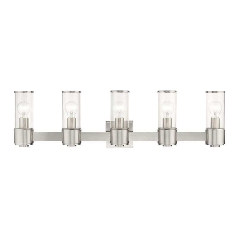 Quincy 35 Inch 5 Light Bath Vanity Light by Livex Lighting