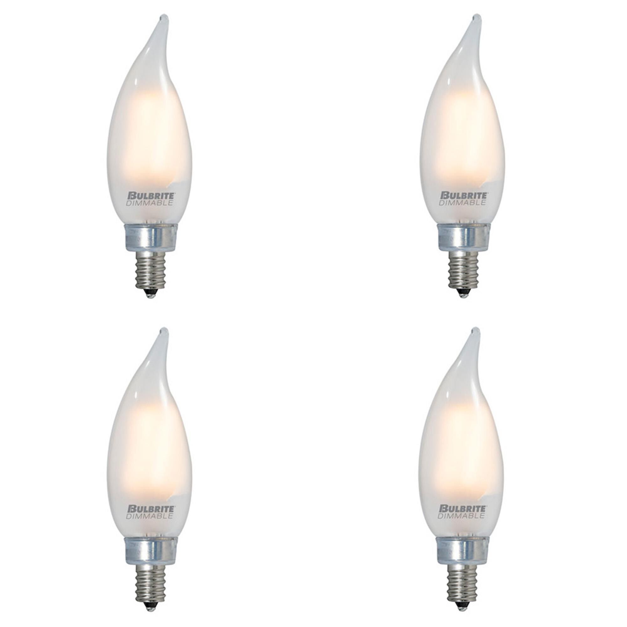 Dimmable 3.60 Watt 2700K CA10 LED Light Bulb by Bulbrite