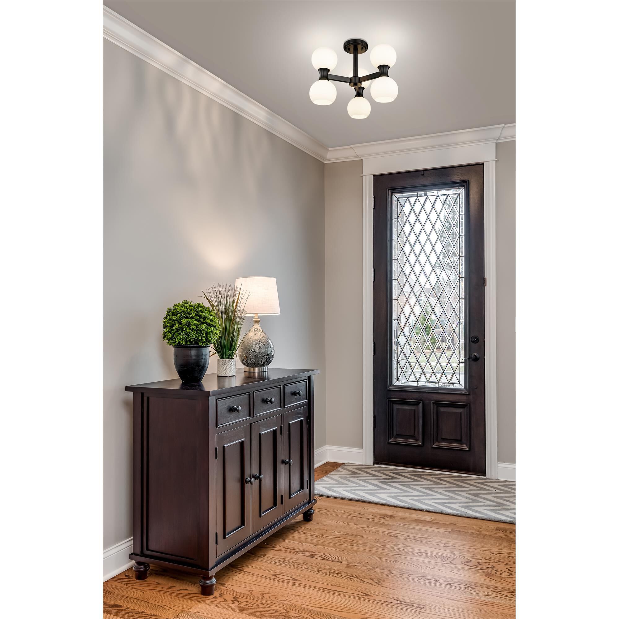 Artemis 18 Inch 6 Light Semi Flush Mount by Z-Lite