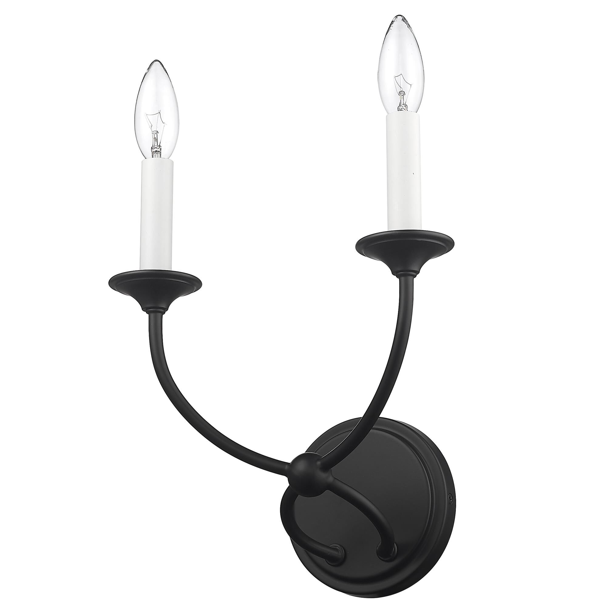 Shown in Matte Black finish and Steel shade