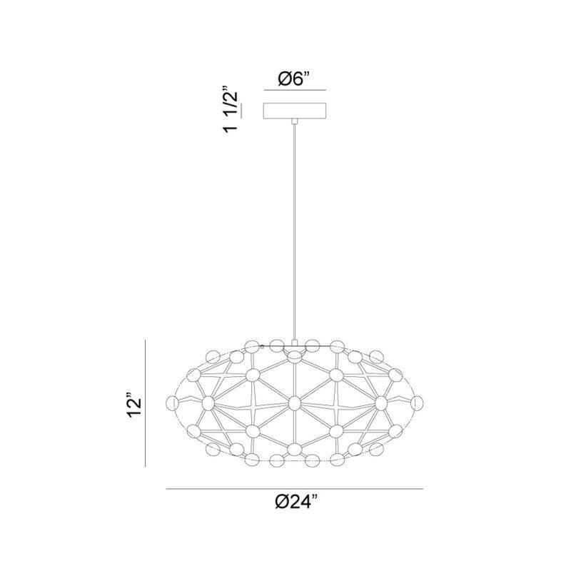 Coral Large Pendant by Matteo Lighting