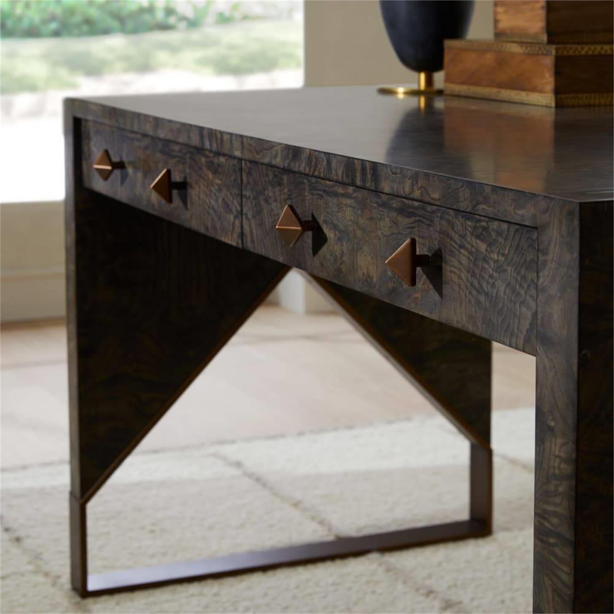 Shown in Truffle Burl finish