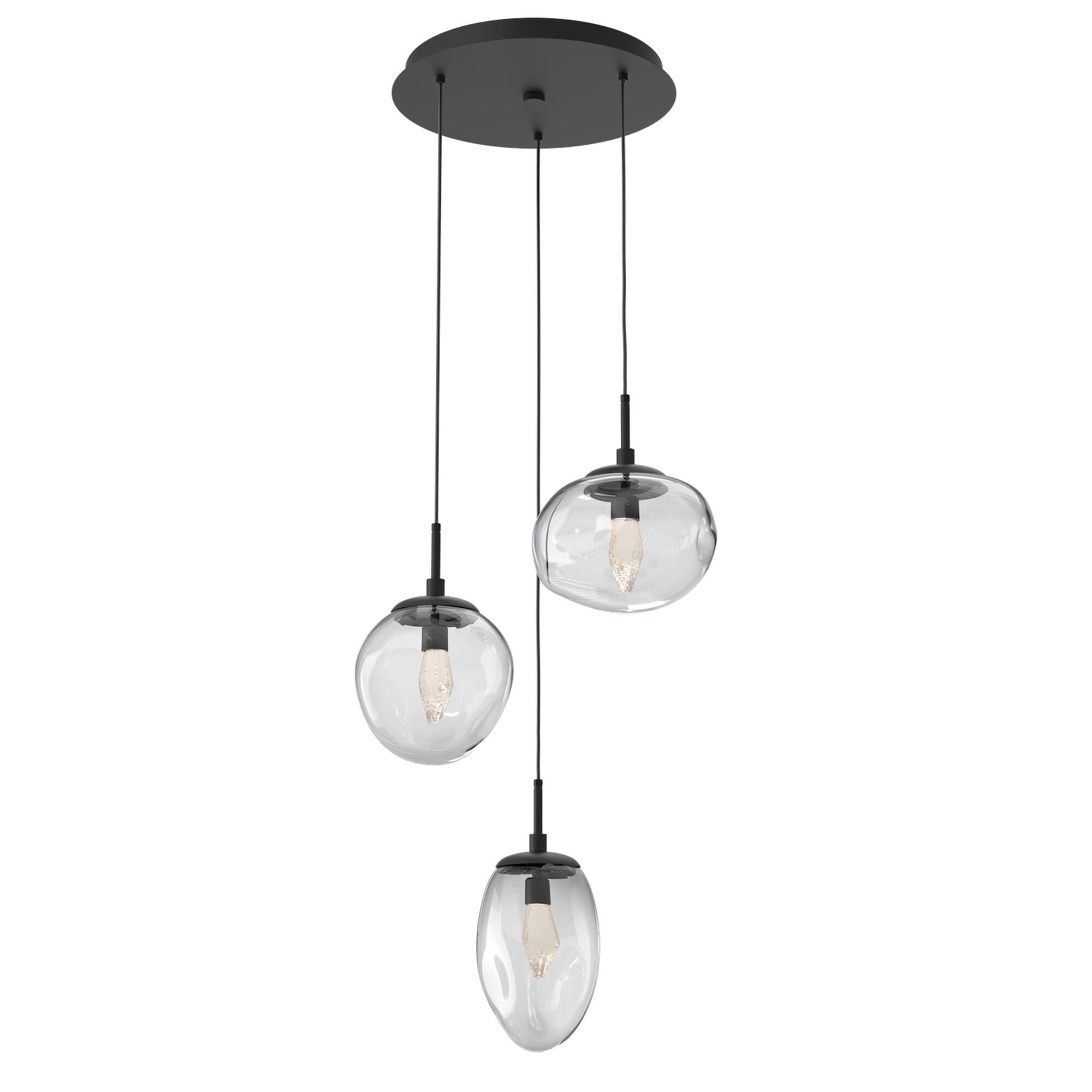 Shown in Matte Black finish and Geo Inner Clear Outer glass