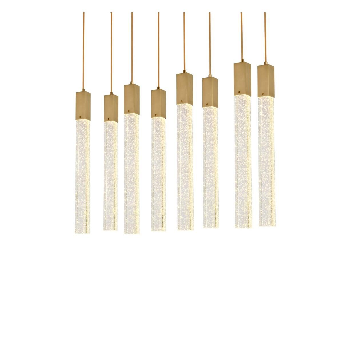 Shown in Satin Gold finish and Royal Cut Clear crystal