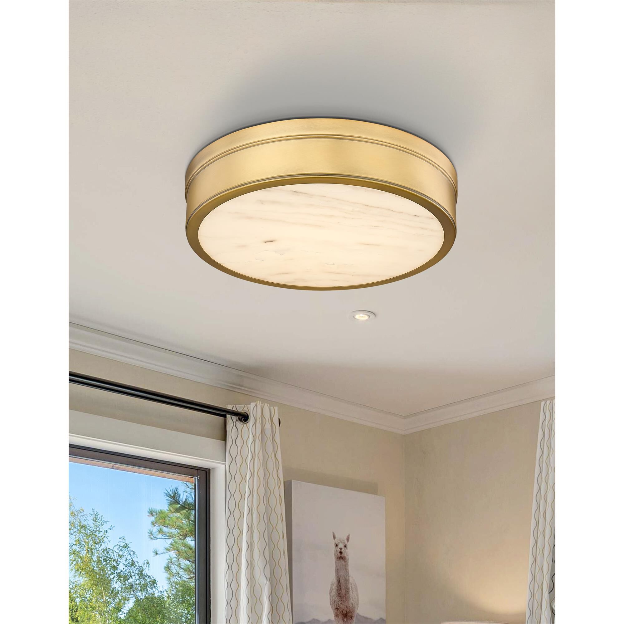 Anders 15 Inch 1 Light LED Flush Mount by Z-Lite