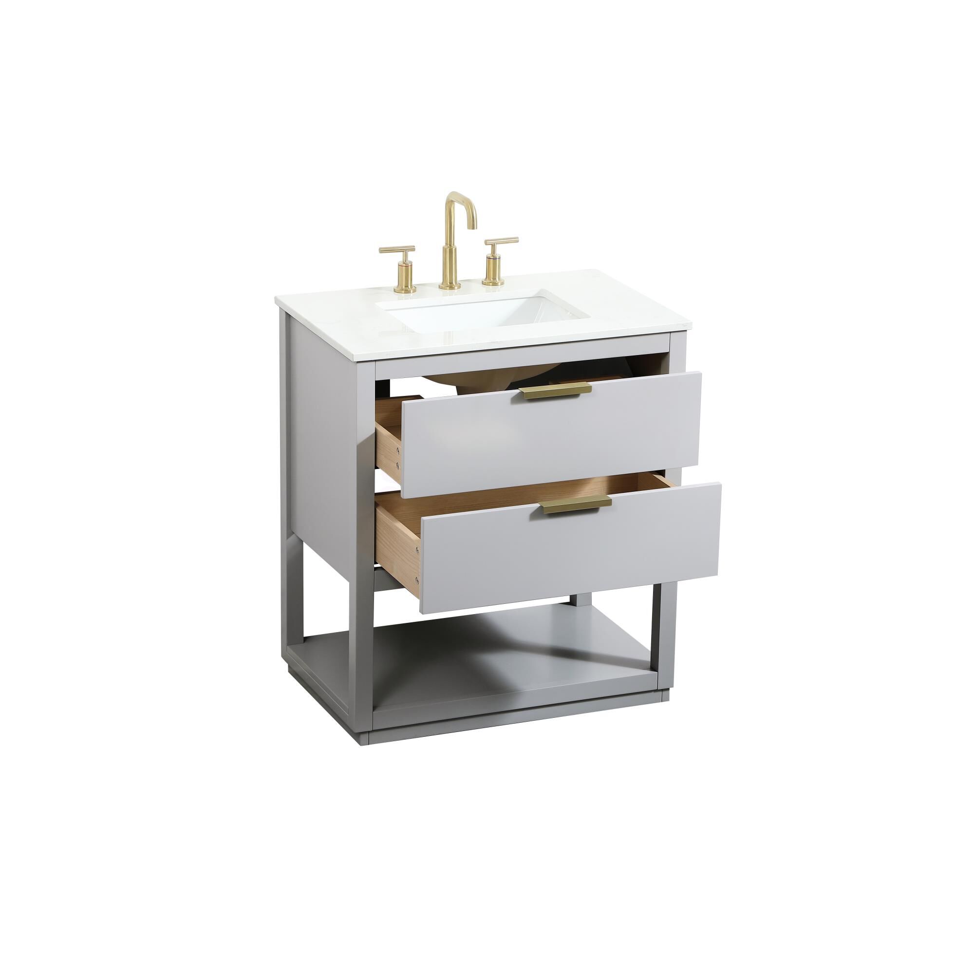 Larkin 30 Inch Bath Vanity by Elegant Decor