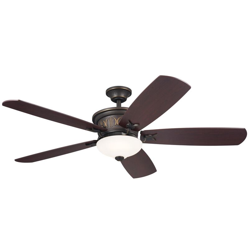 Crescent 56 Inch Ceiling Fan with Light Kit by Kichler