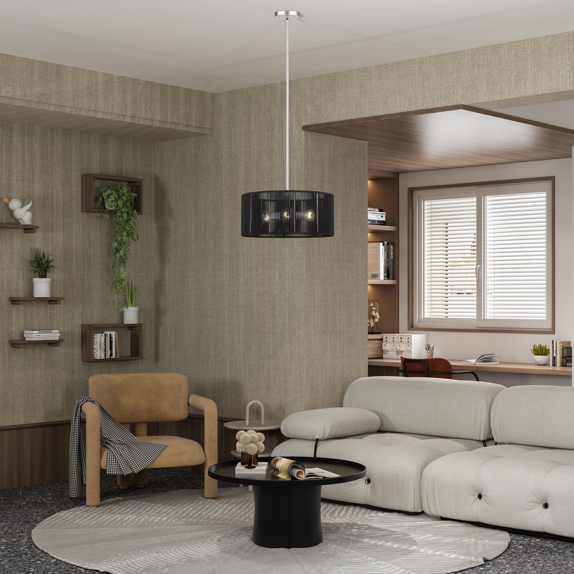 Acordia 18 Inch Large Pendant by Livex Lighting