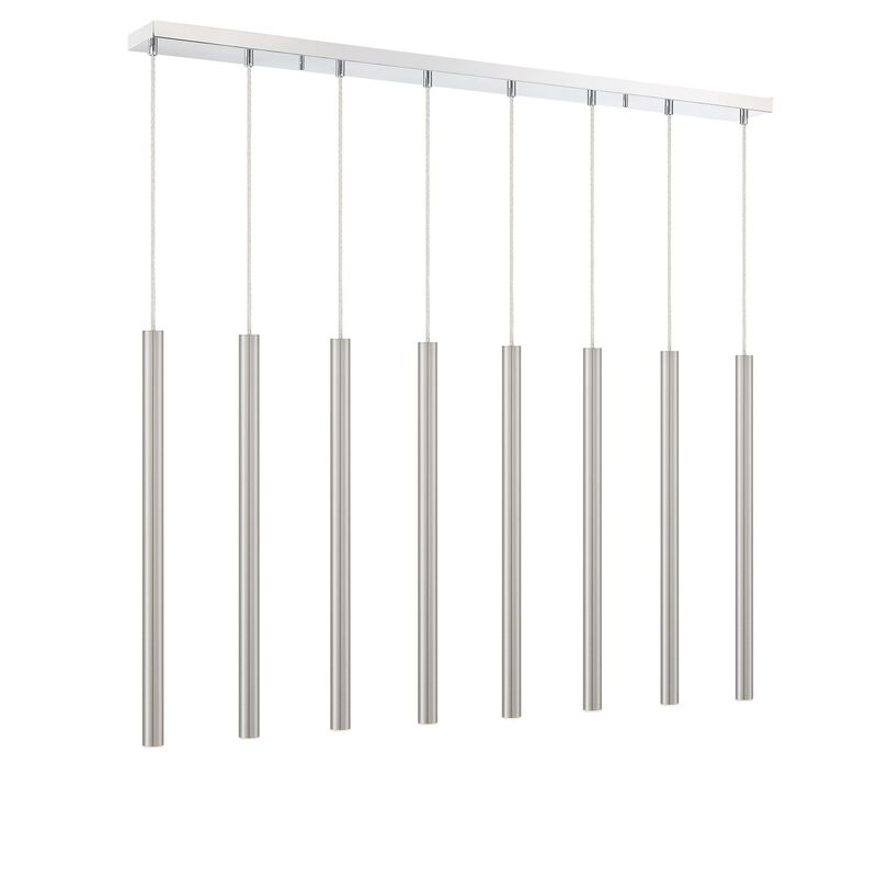 Forest 44 Inch 8 Light LED Linear Suspension Light by Z-Lite