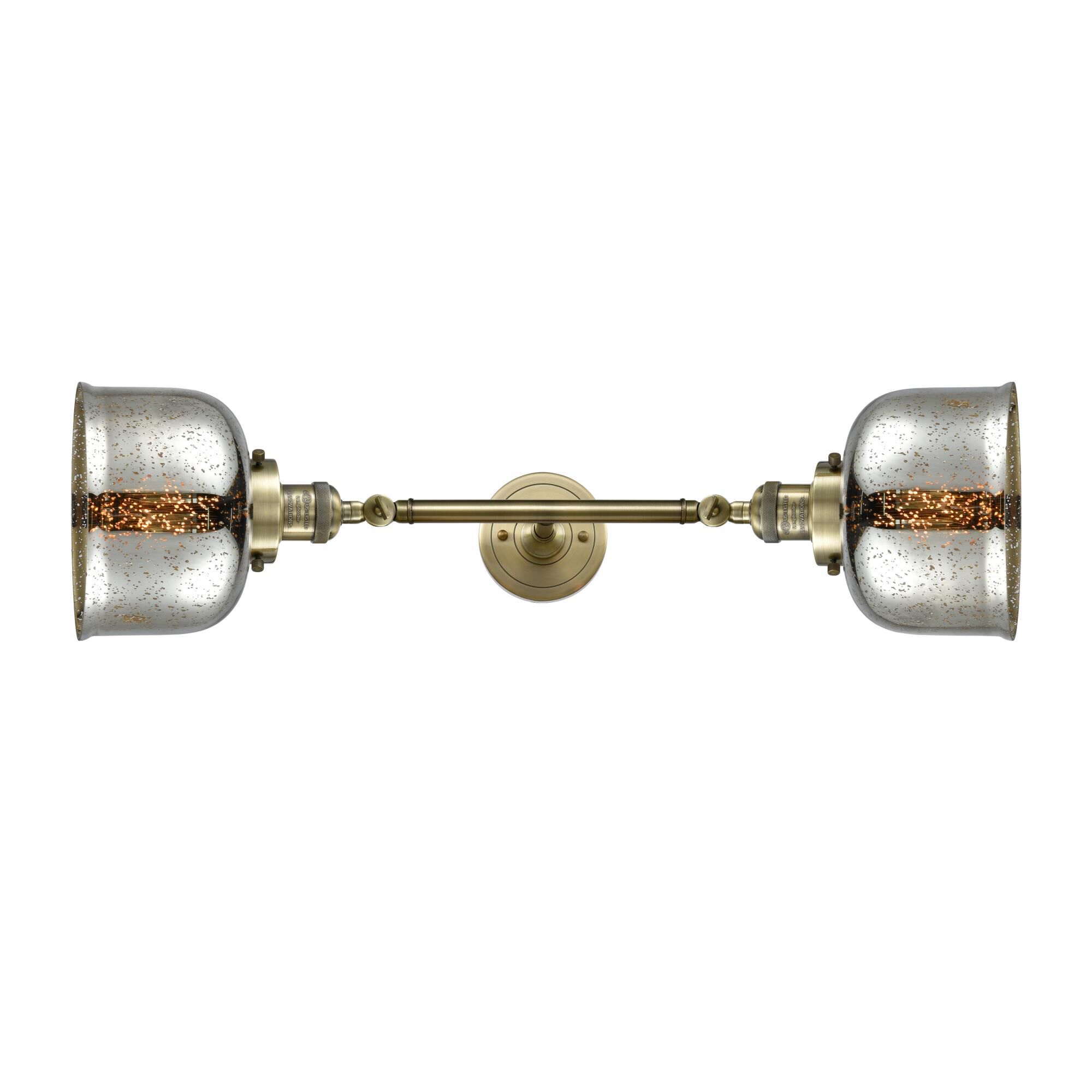 Bruno Marashlian Large Bell 18 Inch 2 Light Bath Vanity Light by Innovations Lighting