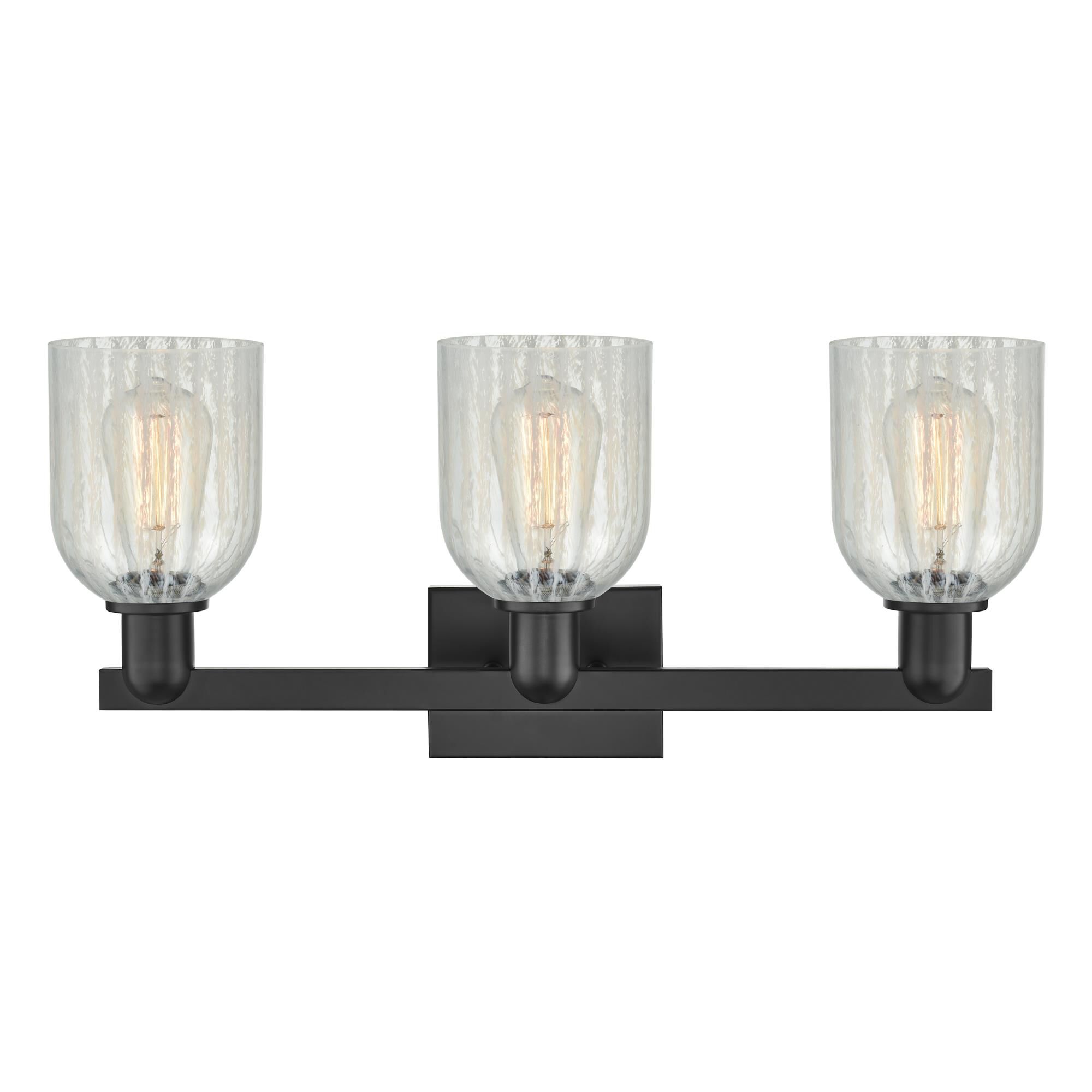 Shown in Matte Black finish and Mouchette glass