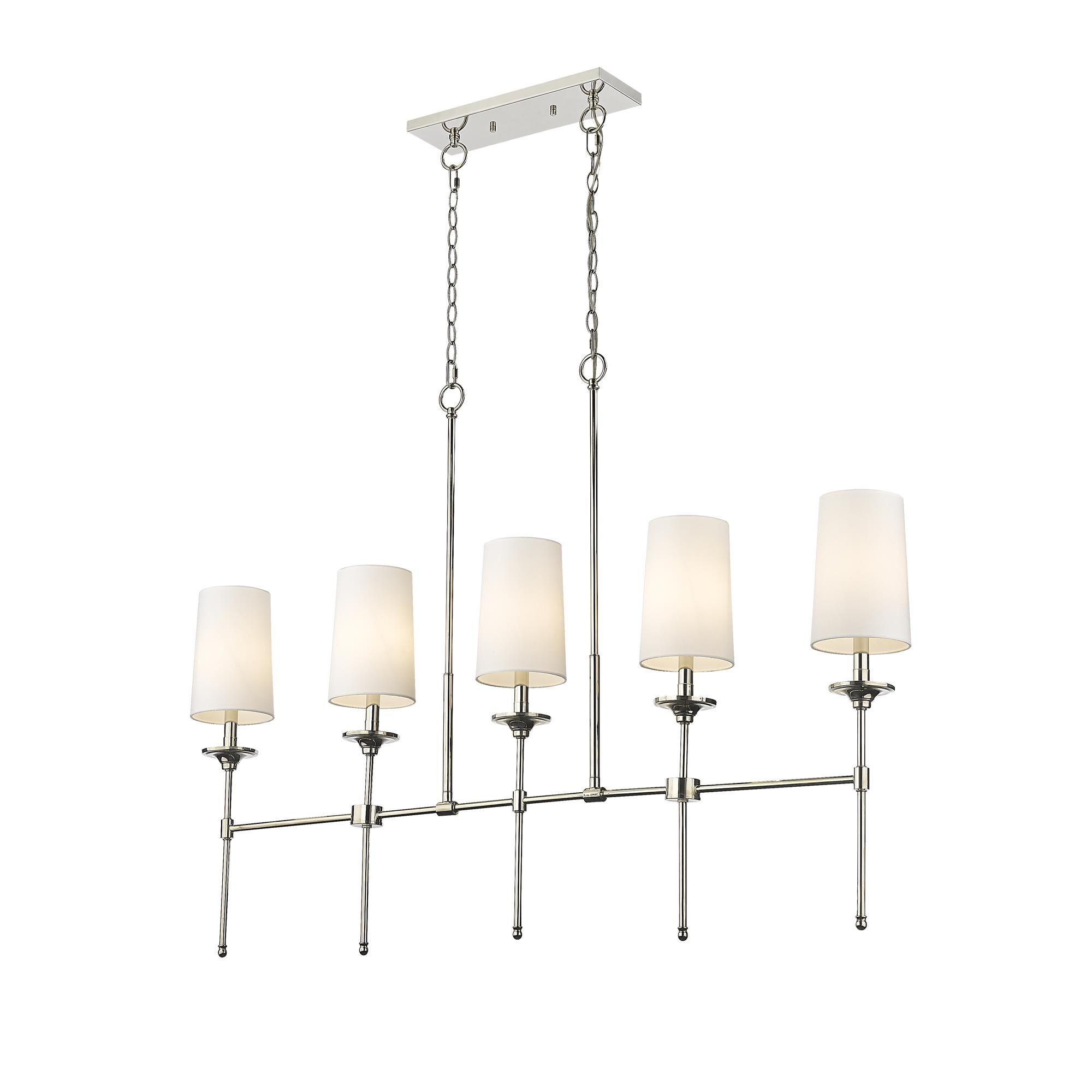 Emily 51 Inch 5 Light Linear Suspension Light by Z-Lite - Clearance