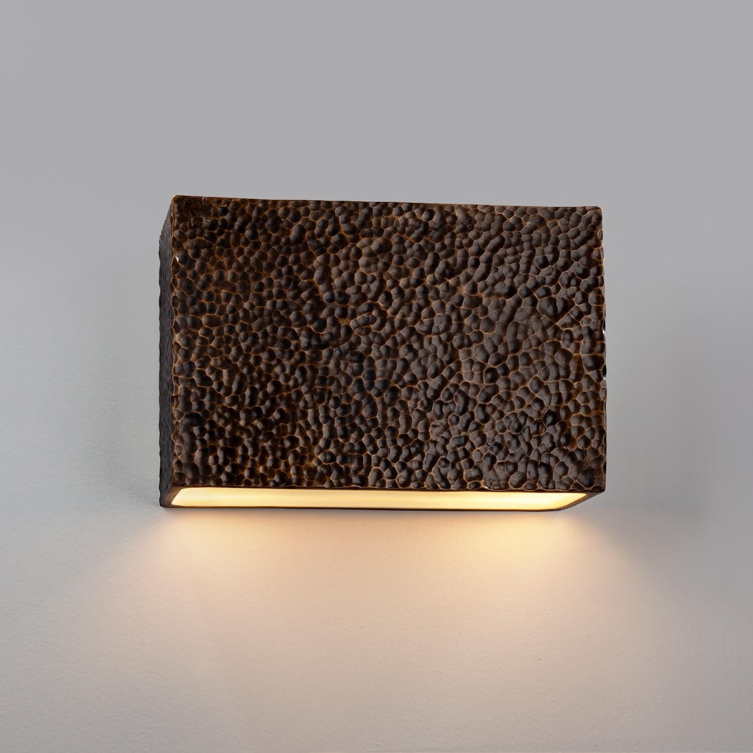 Ambiance 8 Inch Tall 2 Light Outdoor Wall Light by Justice Design Group