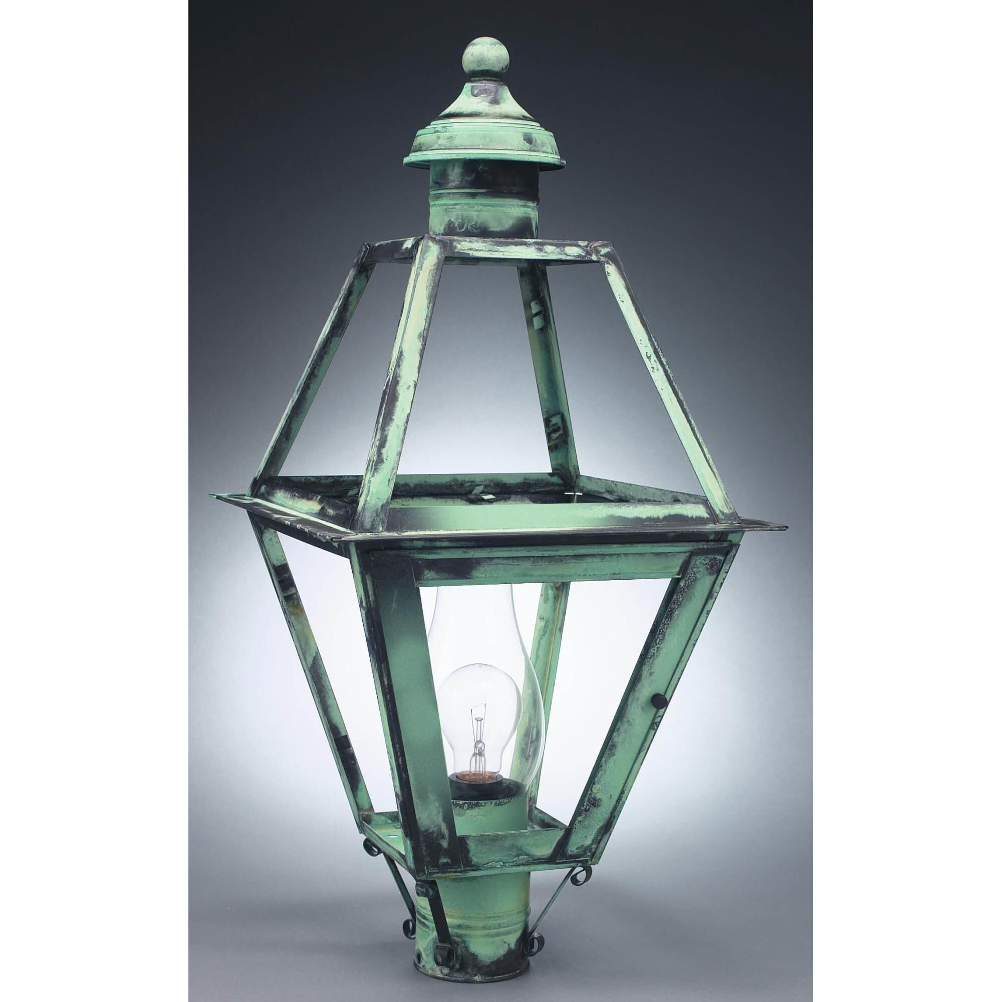 Boston 26 Inch Tall 3 Light Outdoor Post Lamp by Northeast Lantern