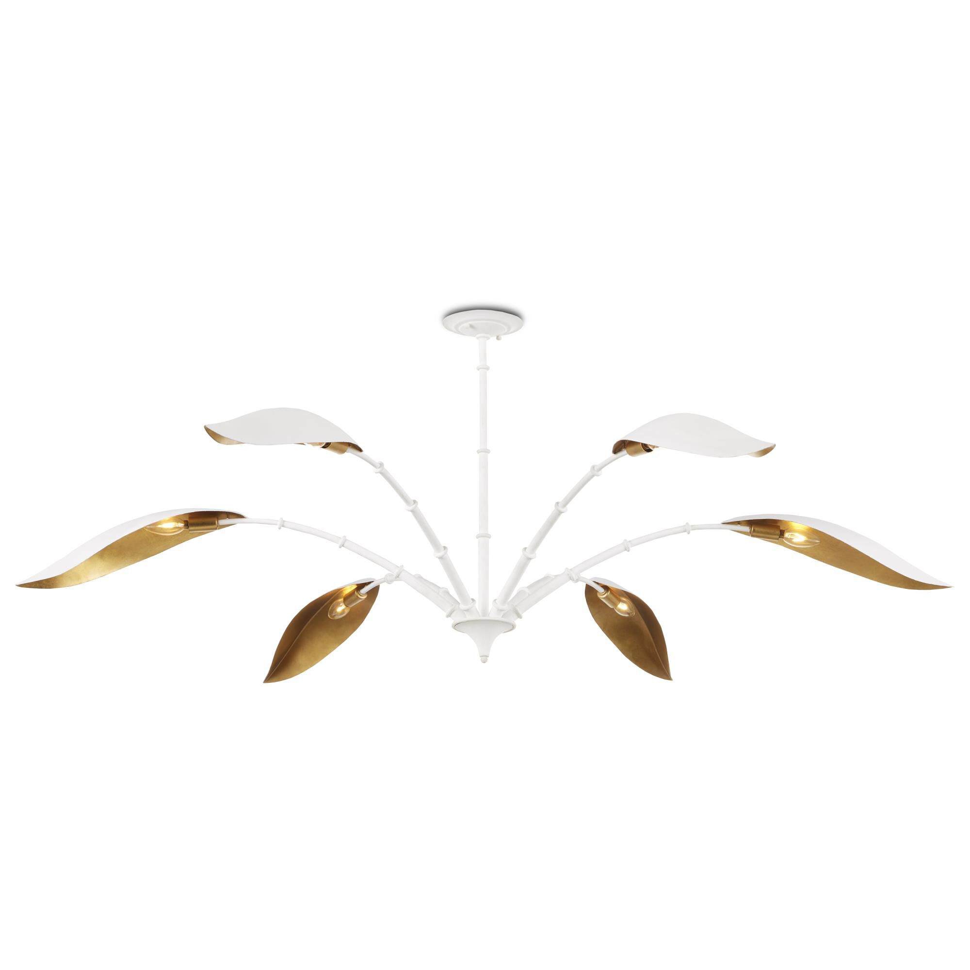 Yuriko 66 Inch 6 Light LED Chandelier by Currey and Company