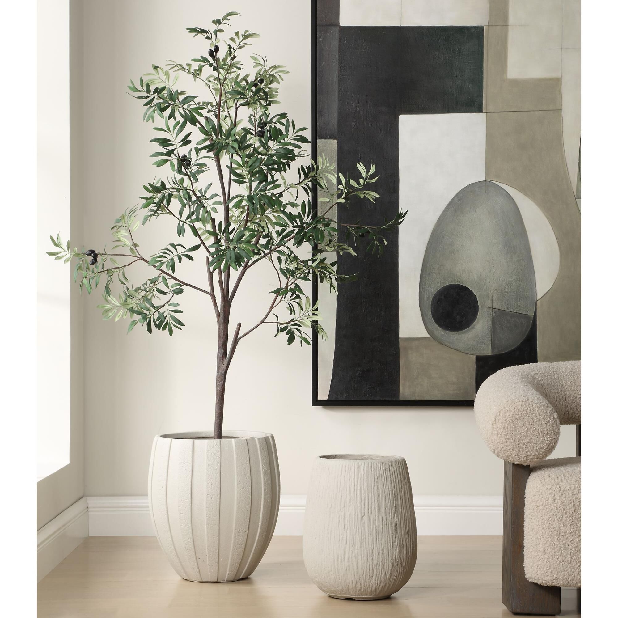 Shown in White finish