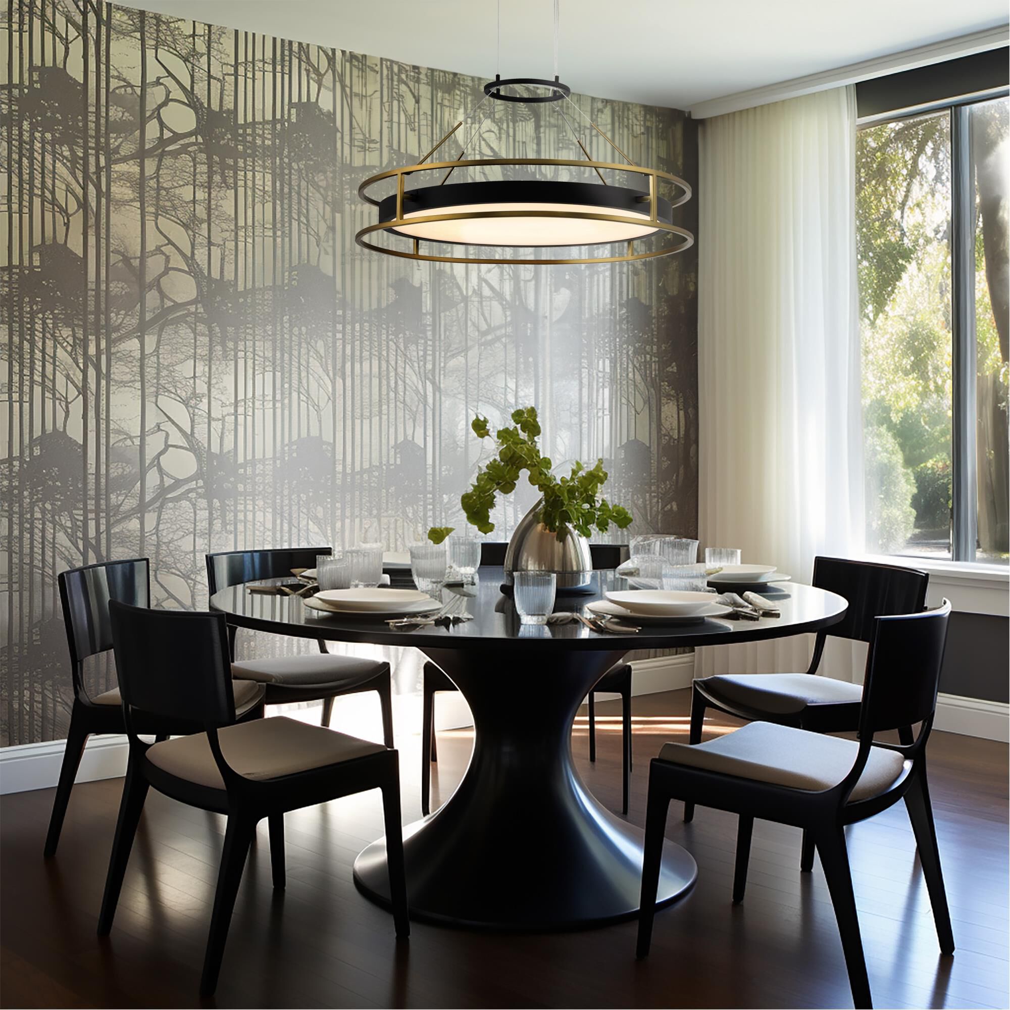 Minka Lavery Levitation 25 Inch LED Large Pendant