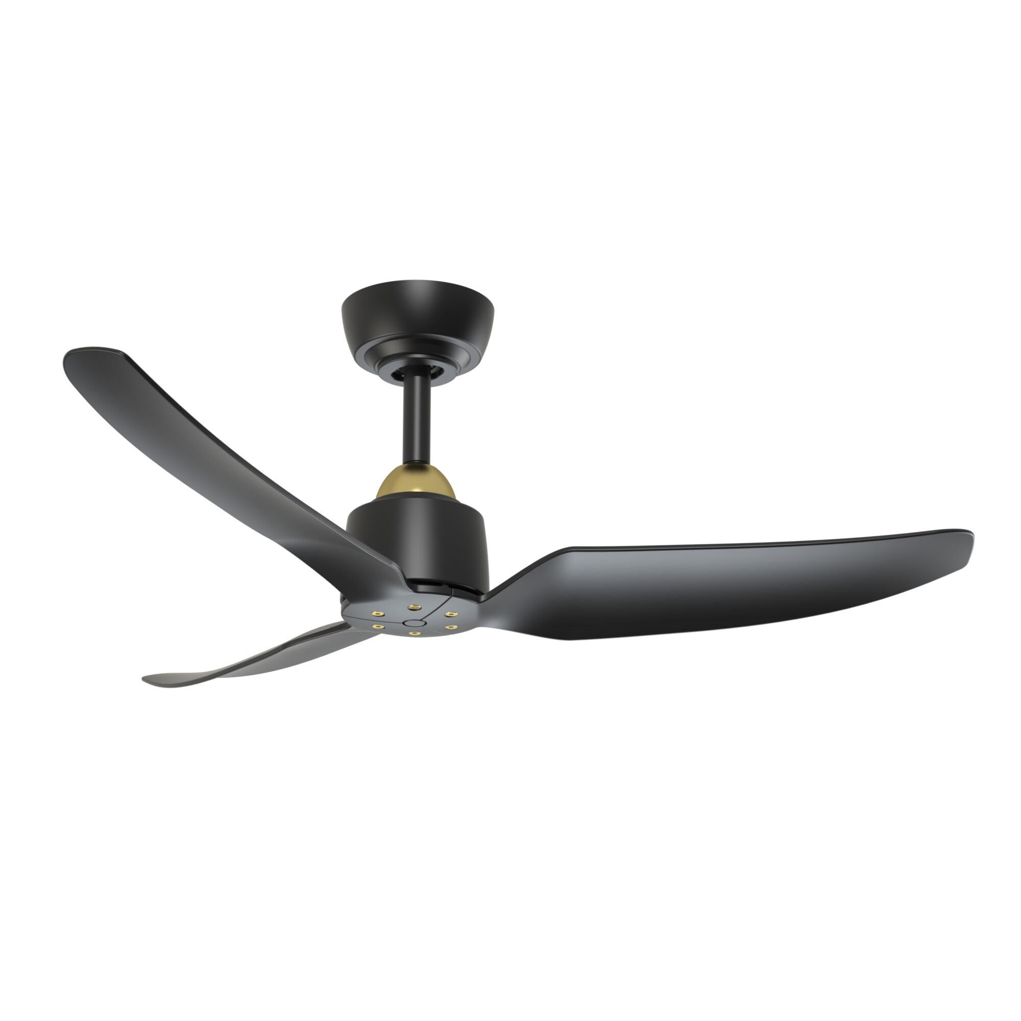 Shown in Brushed Gold and Matte Black finish