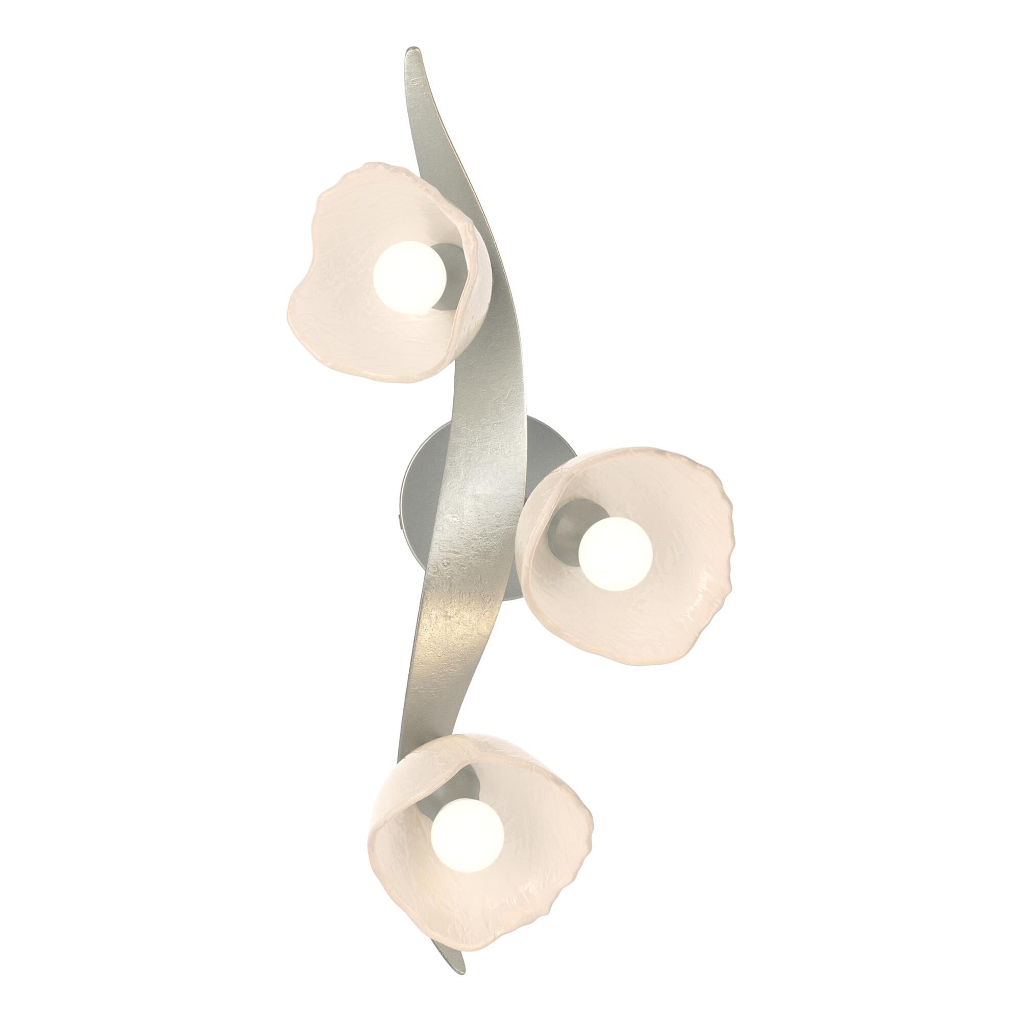 Shown in Vintage Platinum finish and Frosted glass