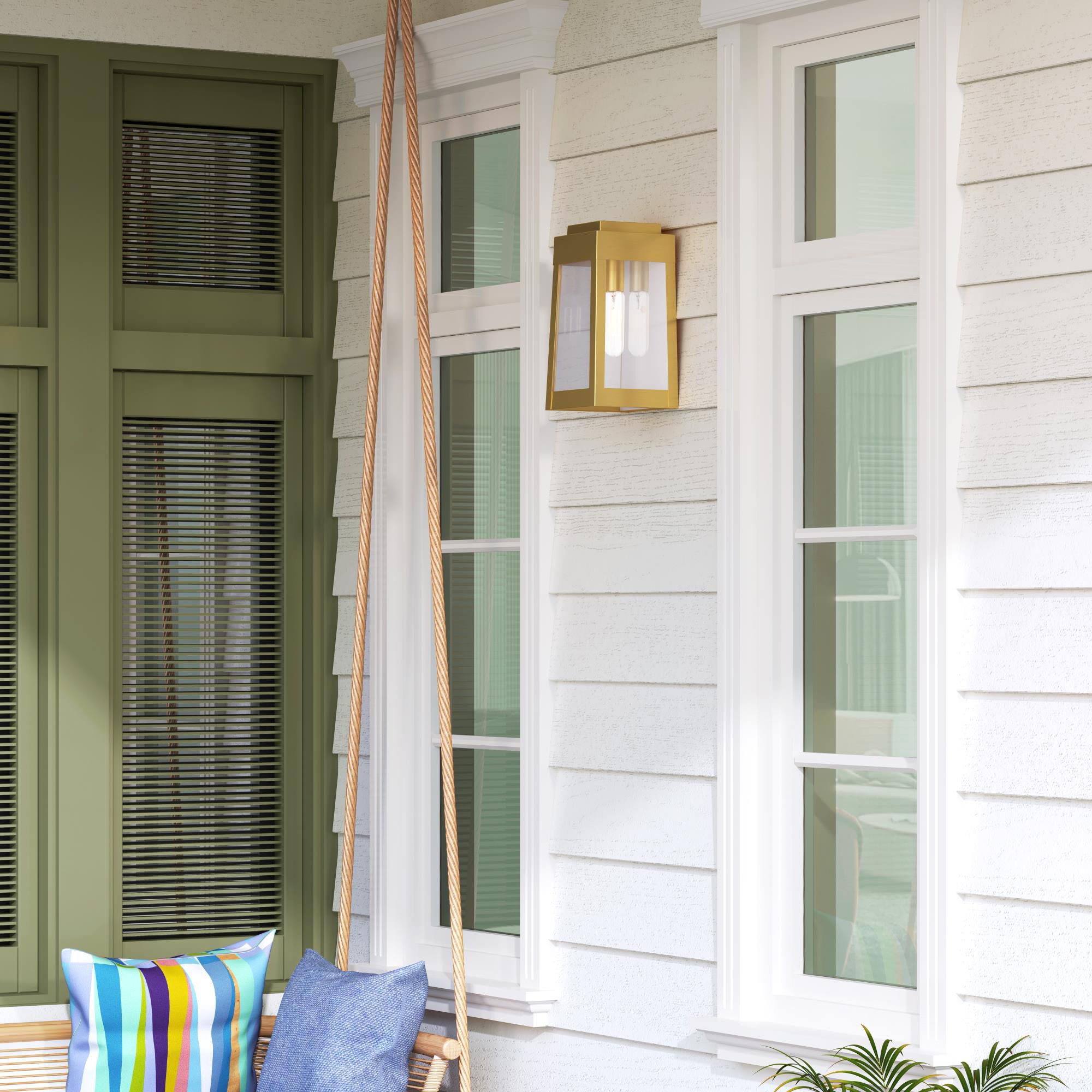 Livex Lighting Oslo 12 Inch Tall Outdoor Wall Light