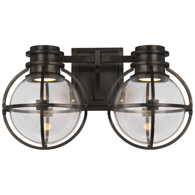 Visual Comfort Signature Collection Chapman & Myers Gracie 14 Inch LED Bath Vanity Light