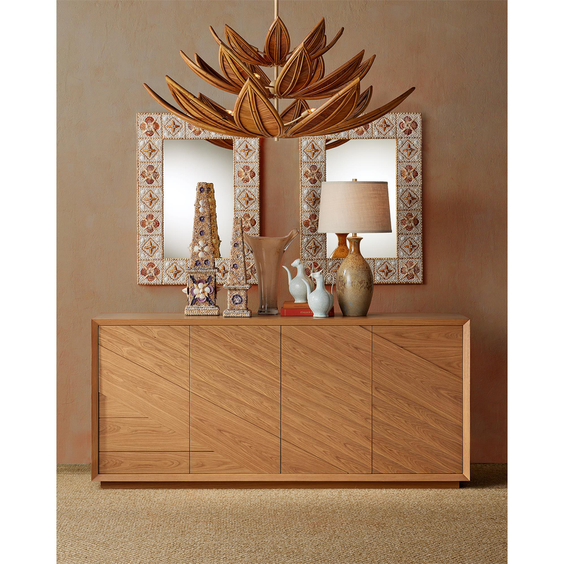 Junonia Medium Decorative Mirror by Currey & Company