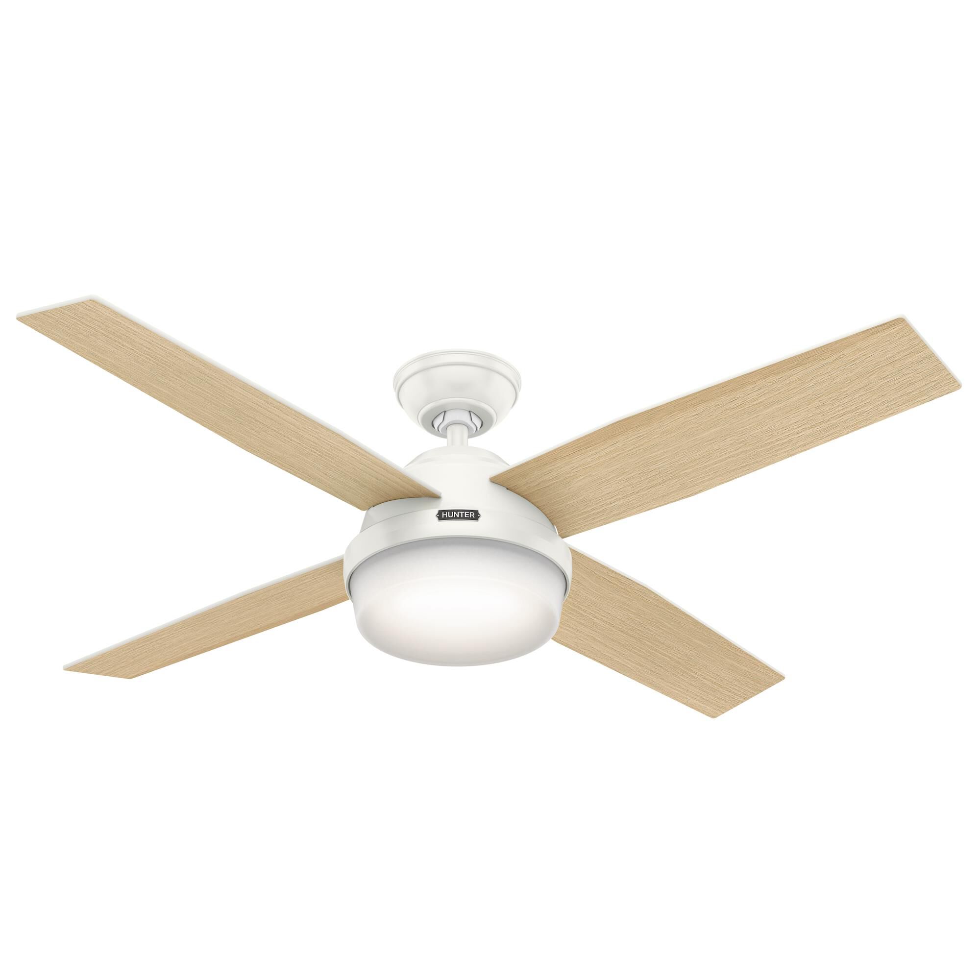 Shown in Fresh White finish and Cased White glass
