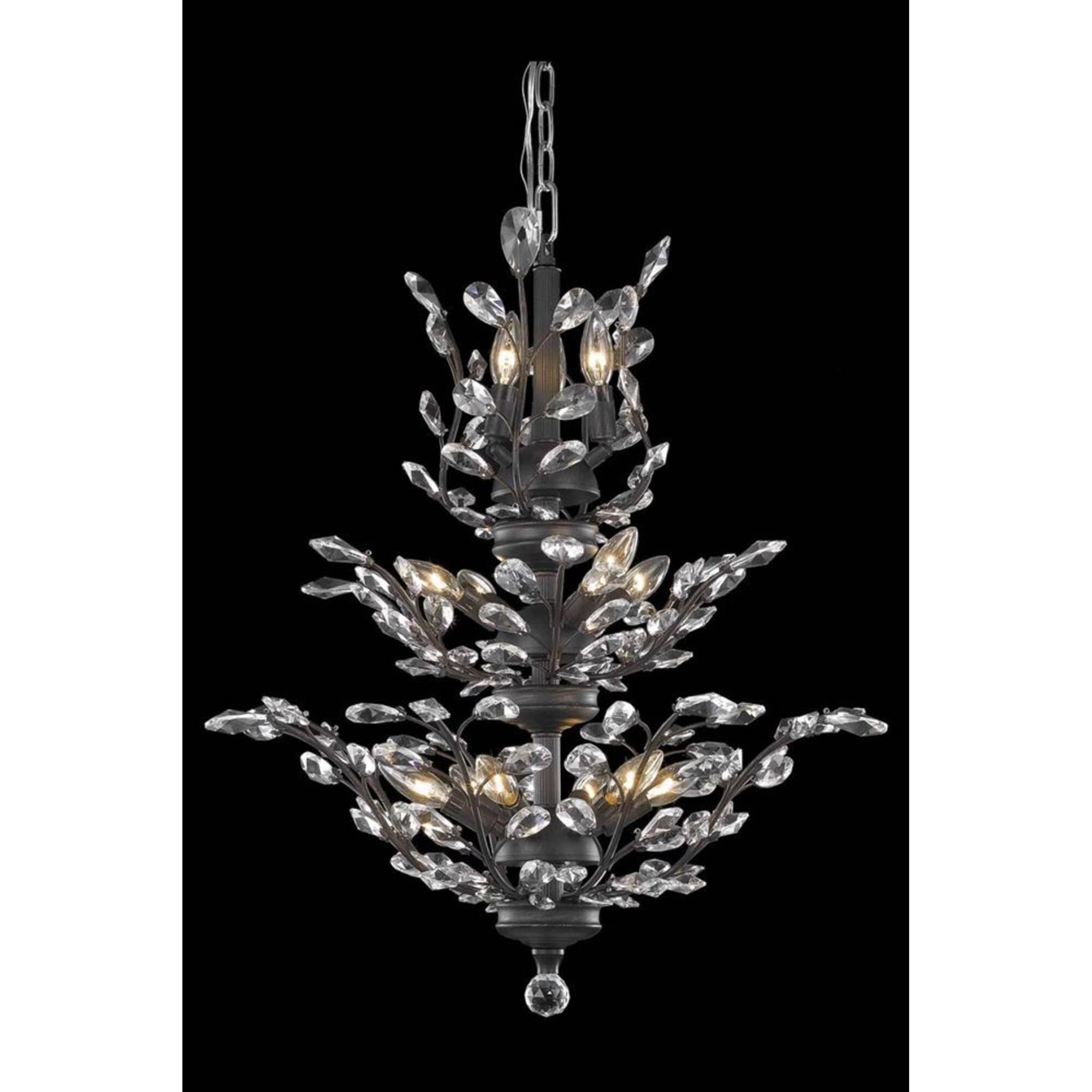Orchid 27 Inch Large Pendant by Elegant Lighting