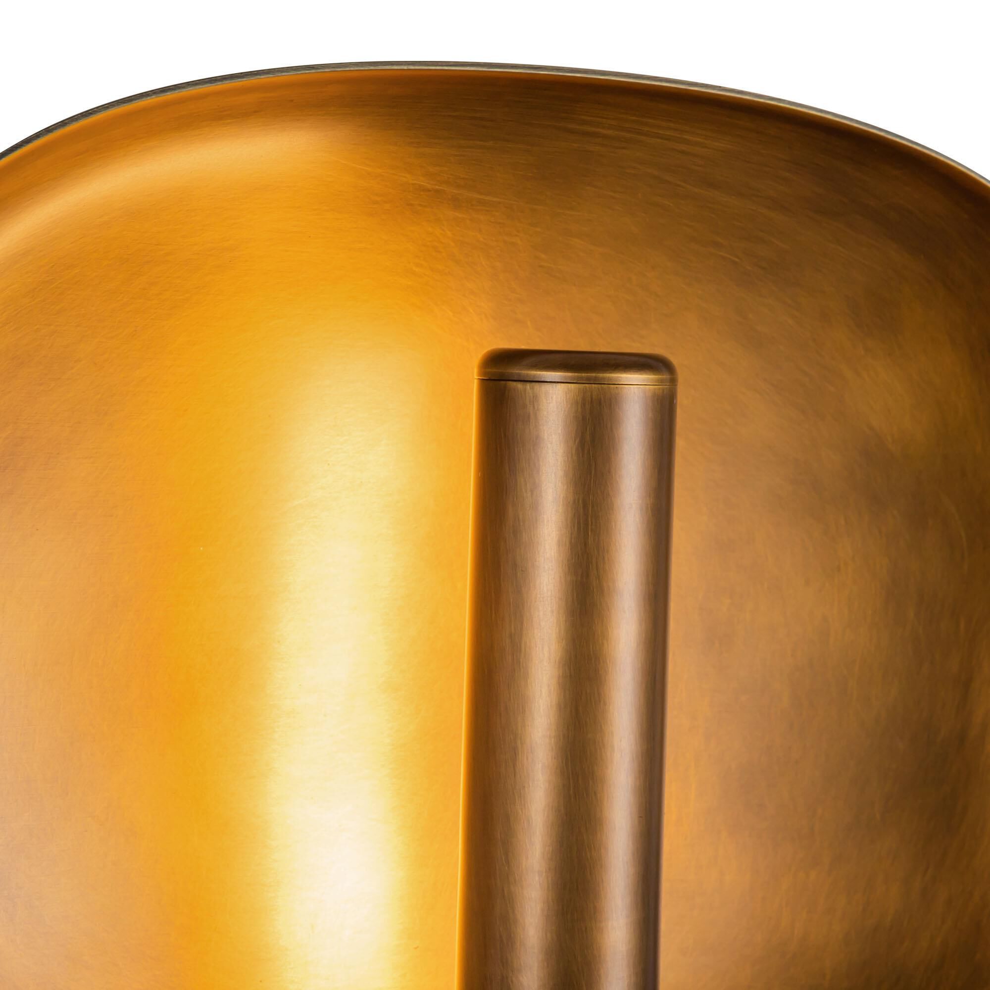 Shown in Vintage Brass finish and Frosted Acrylic Diffuser glass