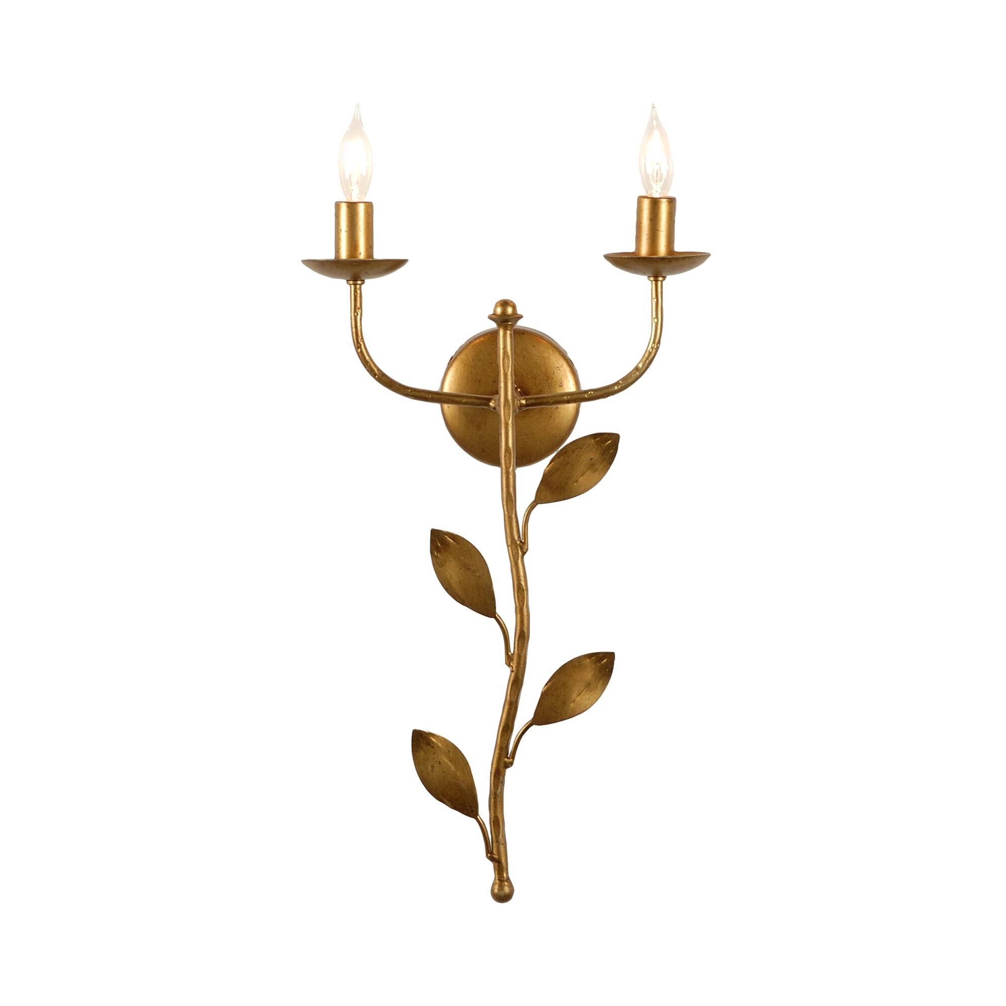 Botanical 21 Inch Wall Sconce by Chelsea House