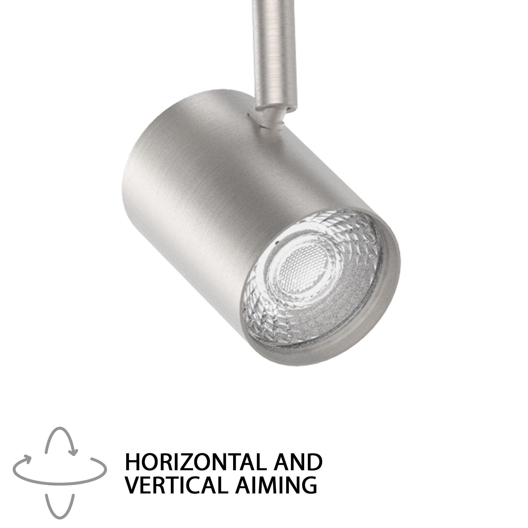 Shown in Brushed Nickel finish