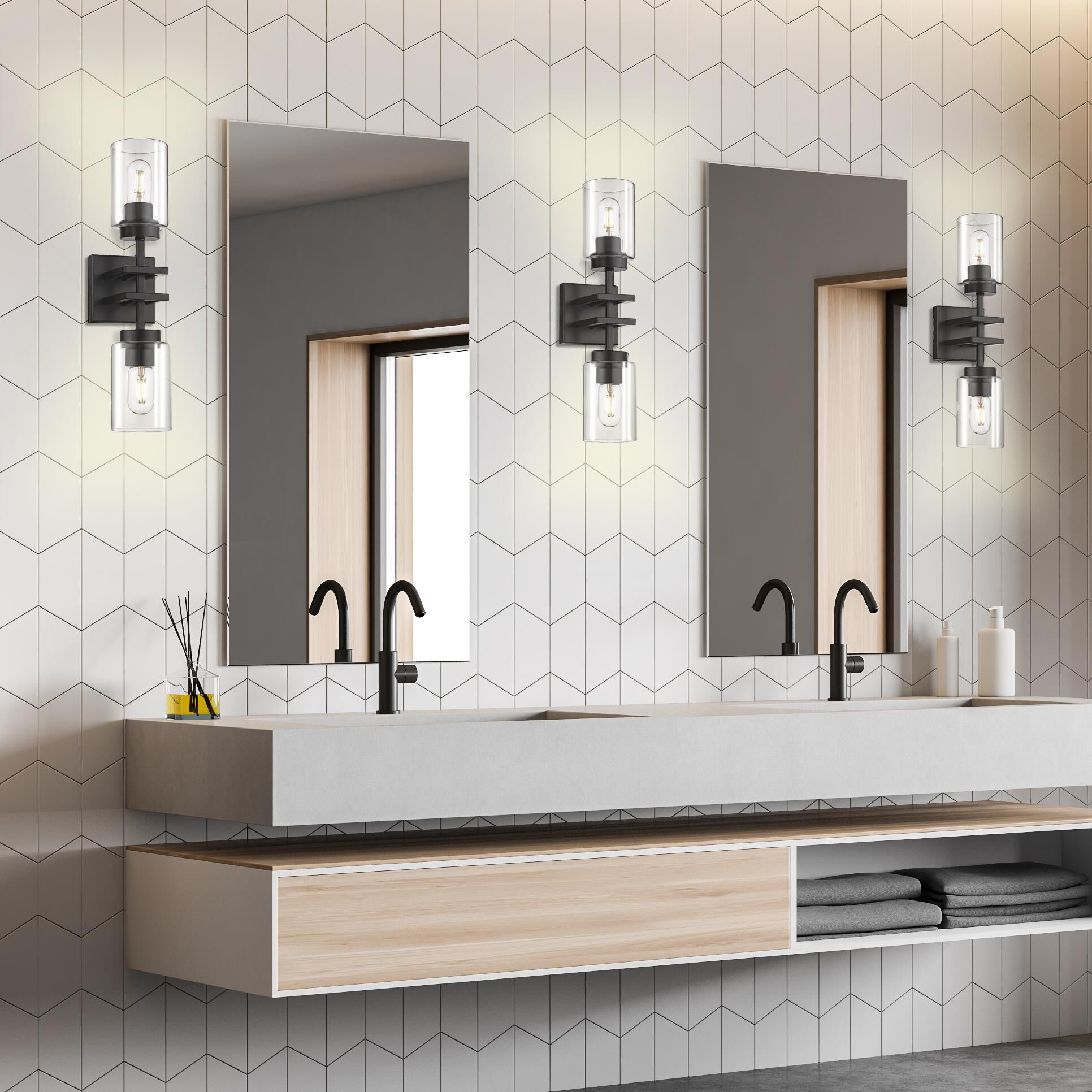 Tribeca 19 Inch Wall Sconce by Golden Lighting