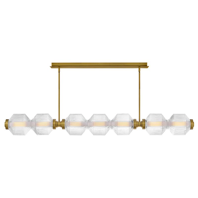 Reign 69 Inch Linear Suspension Light by Fredrick Ramond