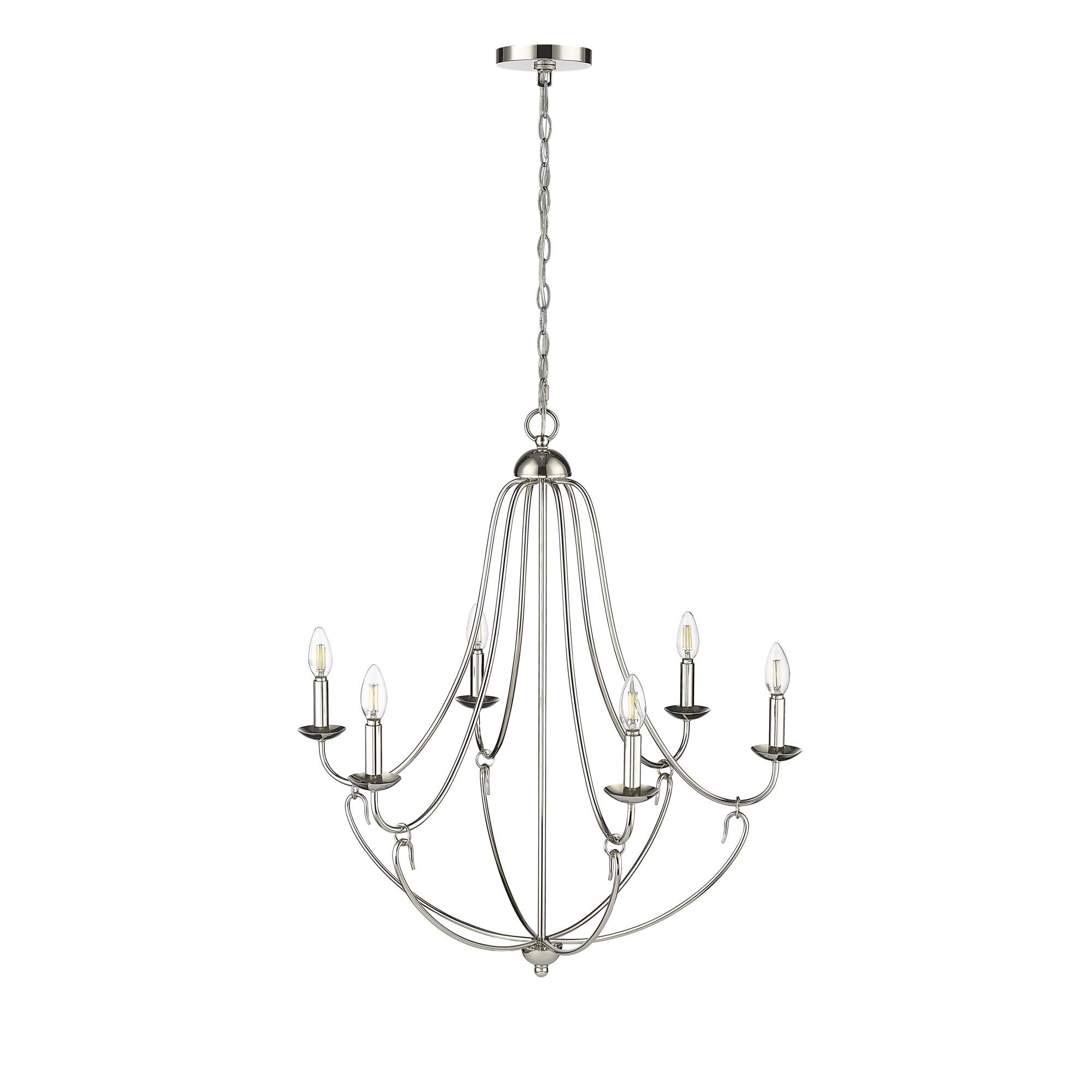 Shown in Polished Nickel finish