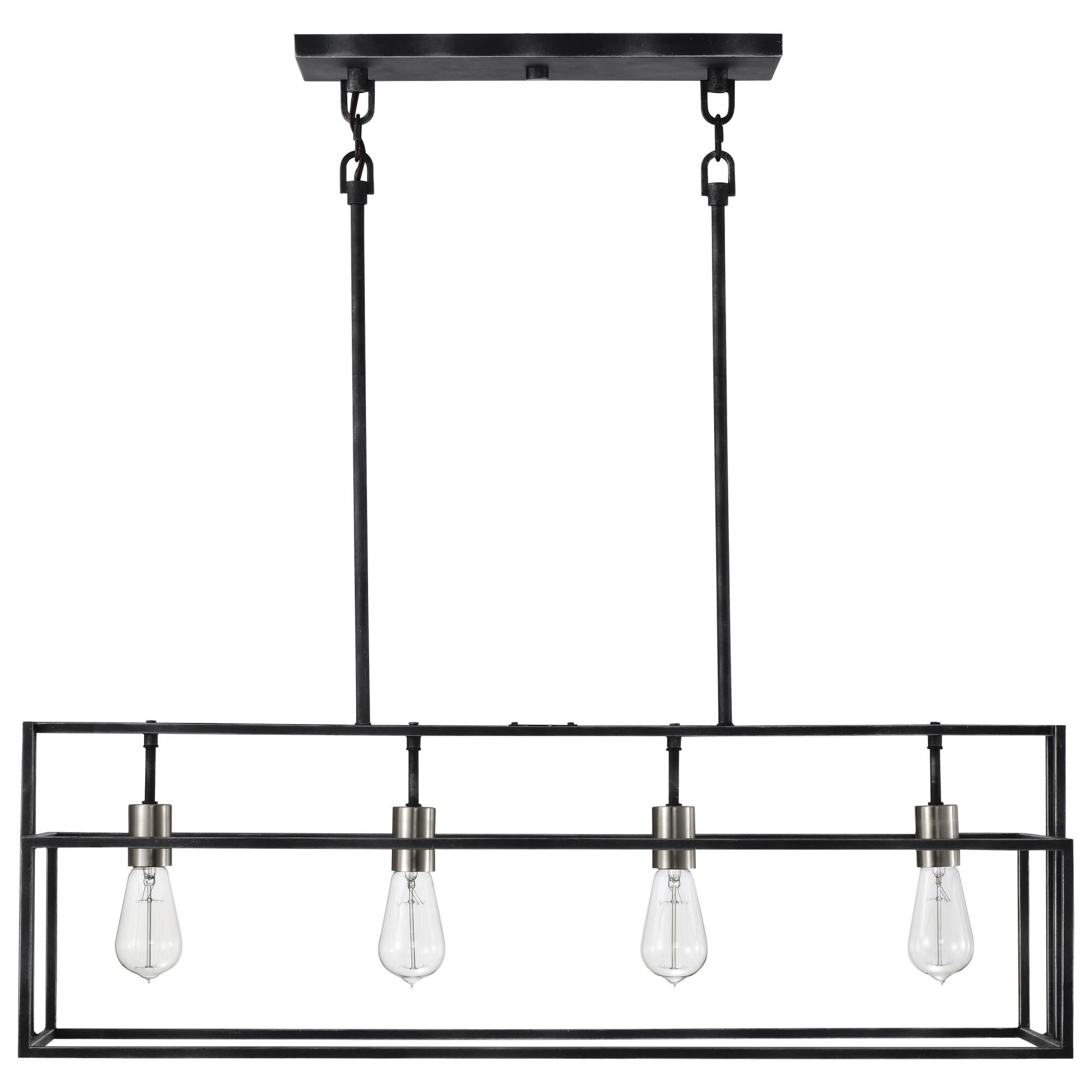 Lake 10 Inch 4 Light Linear Suspension Light by Nuvo Lighting
