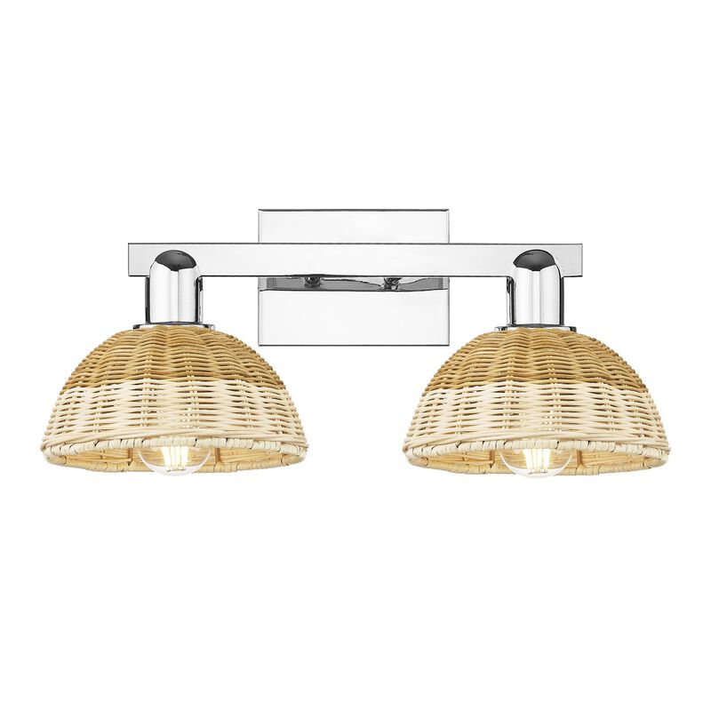 Bruno Marashlian Natural Ballston Dome 16 Inch Bath Vanity Light by Innovations Lighting