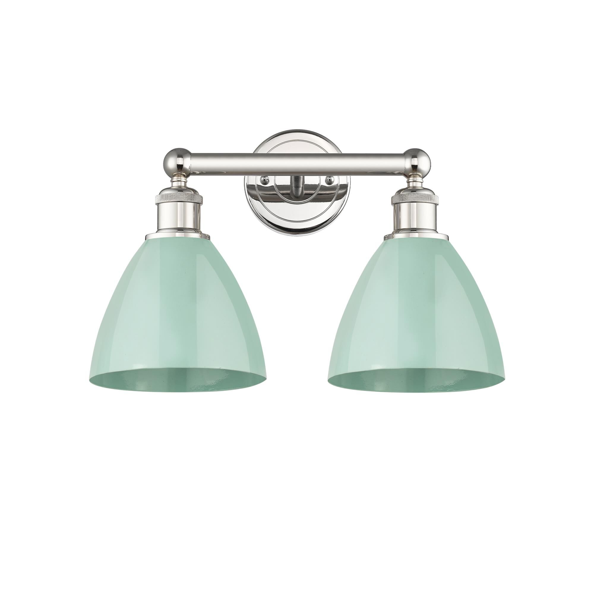 Bruno Marashlian Plymouth Dome 16 Inch 2 Light Bath Vanity Light by Innovations Lighting