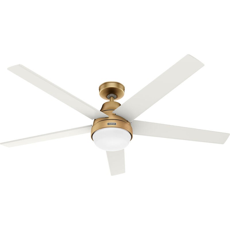 Aerodyne 60 Inch Ceiling Fan with Light Kit by Hunter Fan