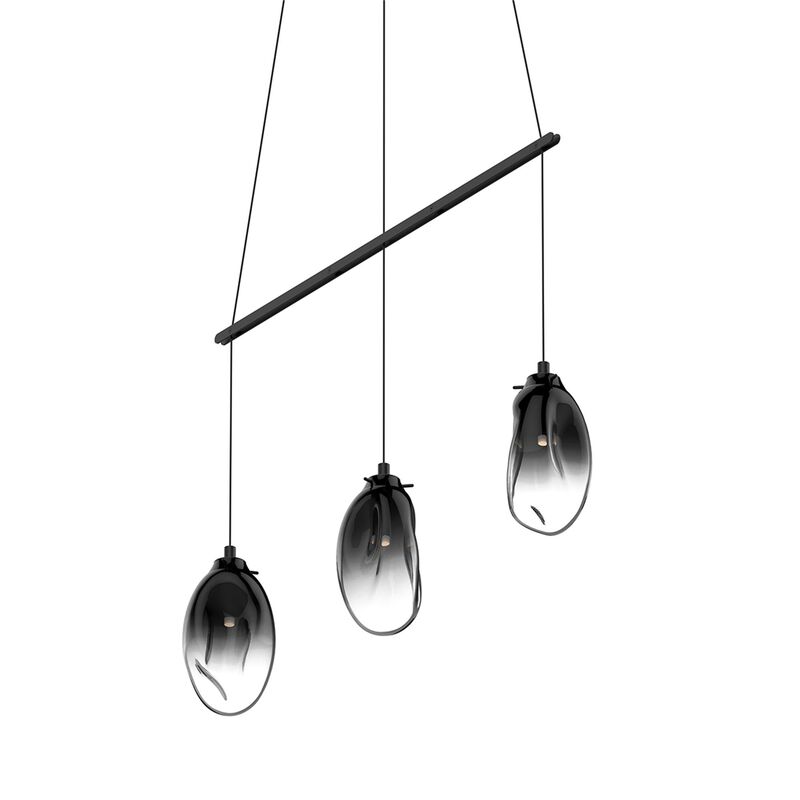 Liquid Small Linear Chandelier by Sonneman