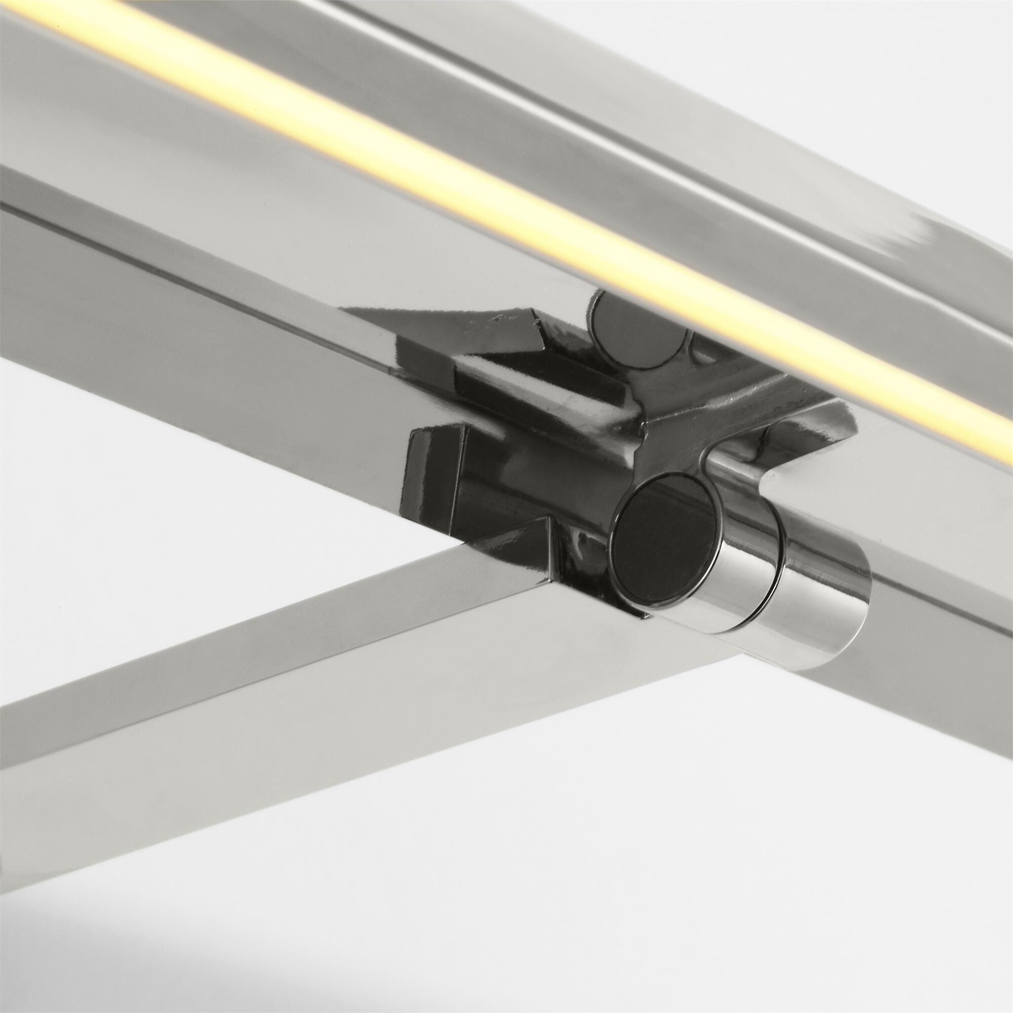 Shown in Polished Nickel finish and Brass shade