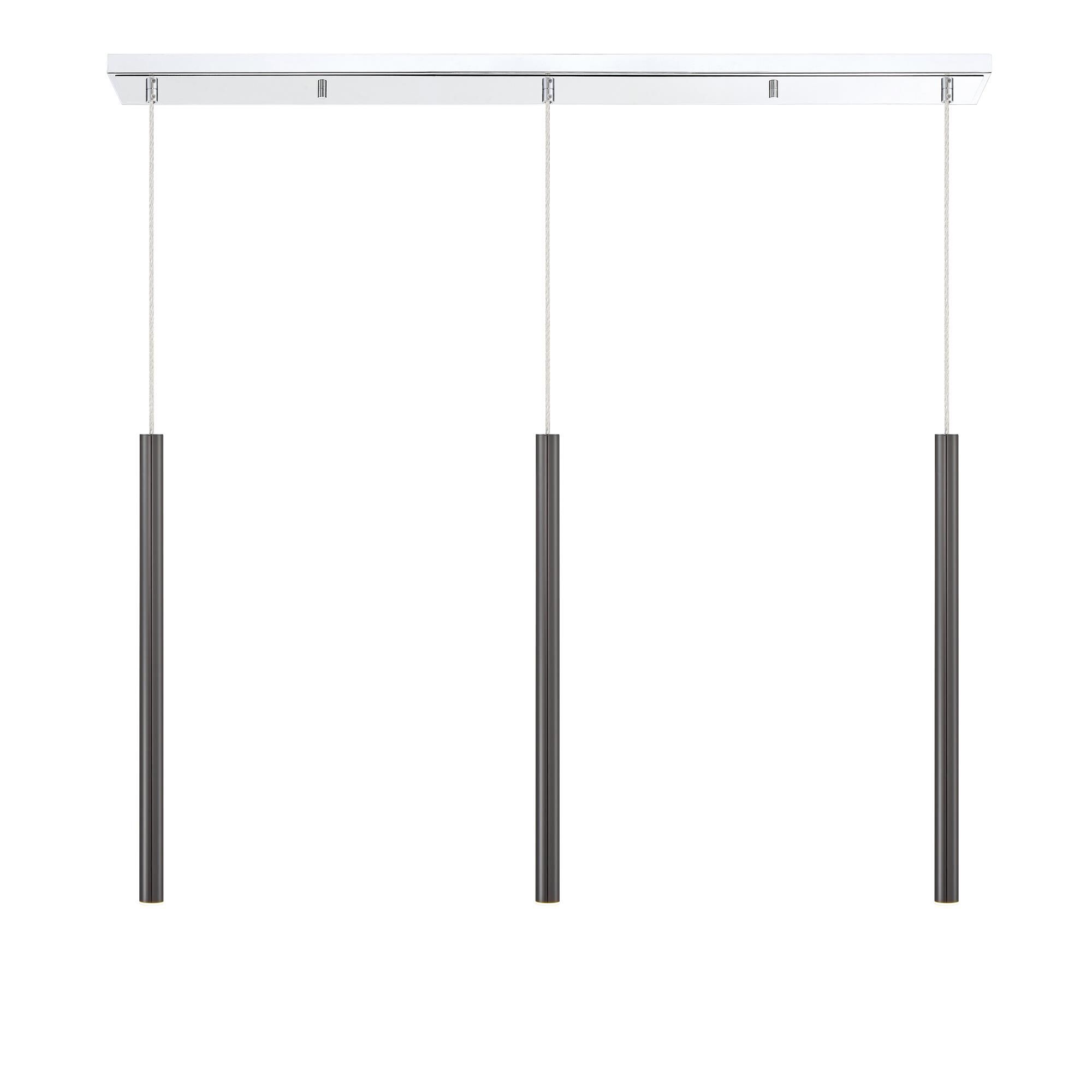 Shown in Chrome finish and Steel glass and Steel shade