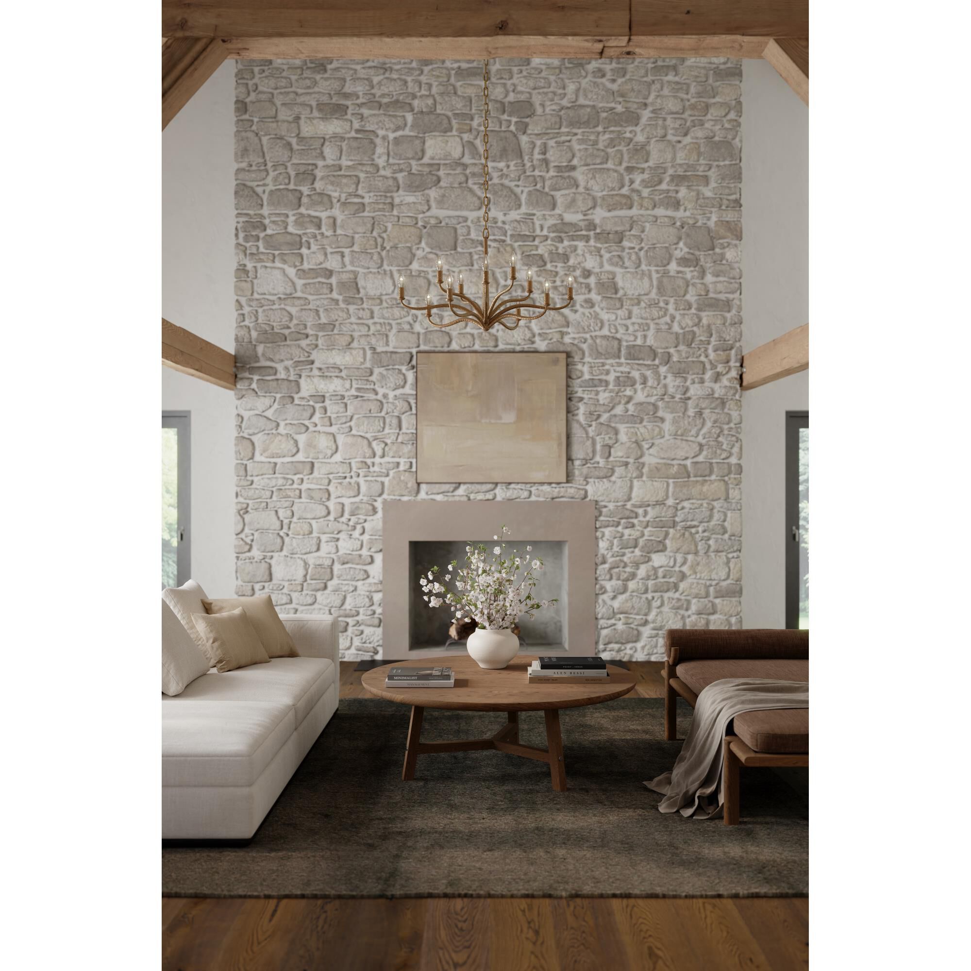 Shown in Textured Dusken Brass finish