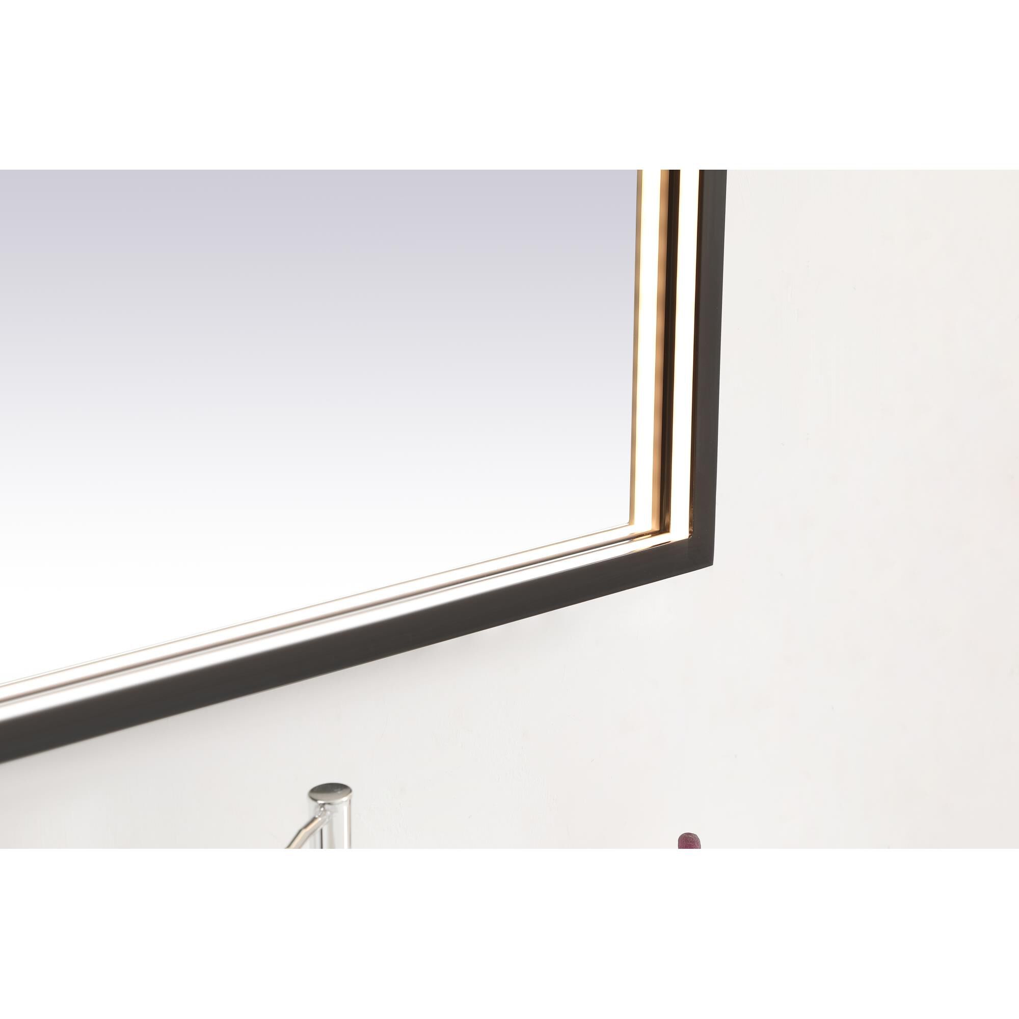 Pier LED Lighted Mirror by Elegant Decor