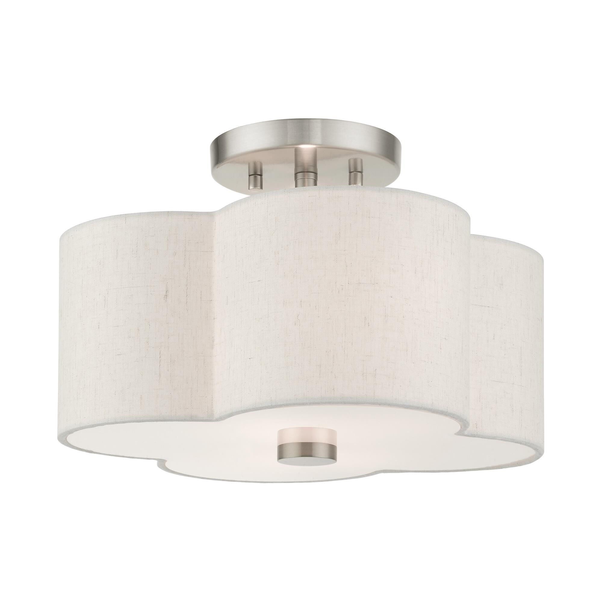 Solstice 2 Light Semi Flush Mount by Livex Lighting