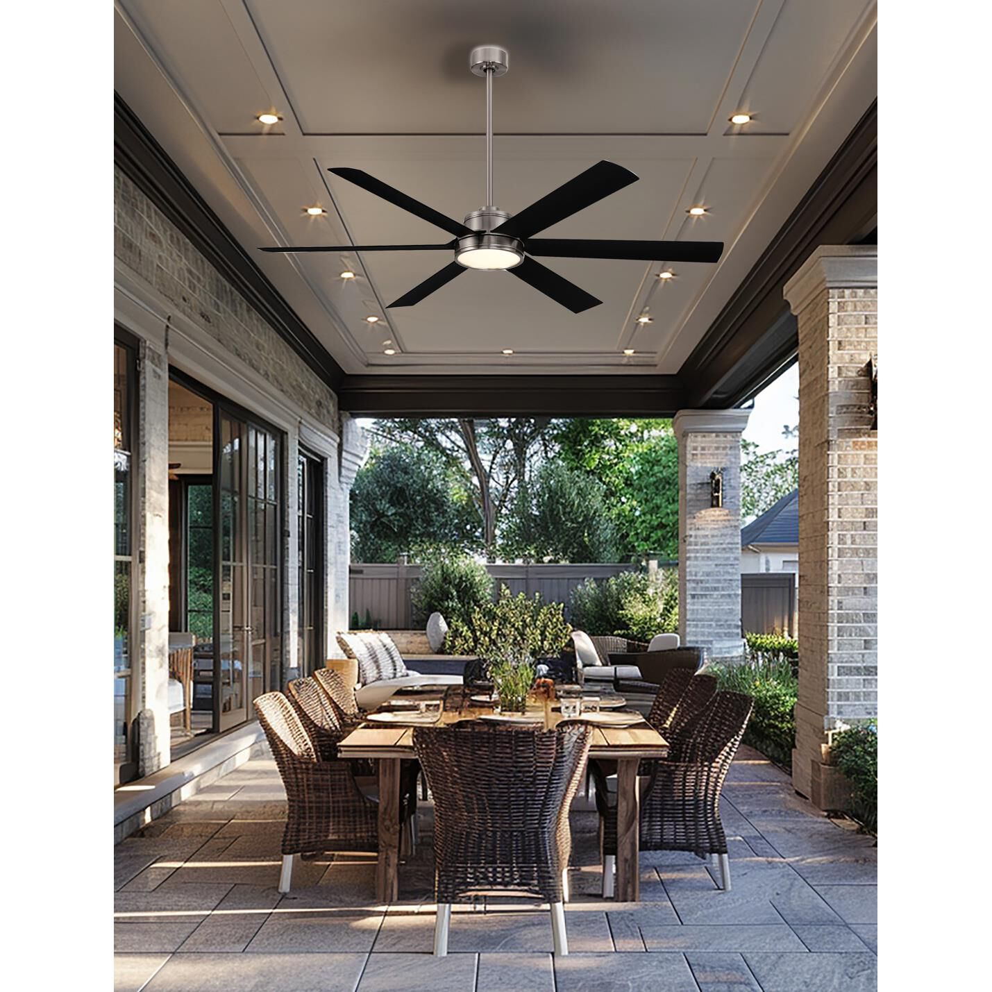 Cairo 65 Inch Ceiling Fan with Light Kit by Minka Aire