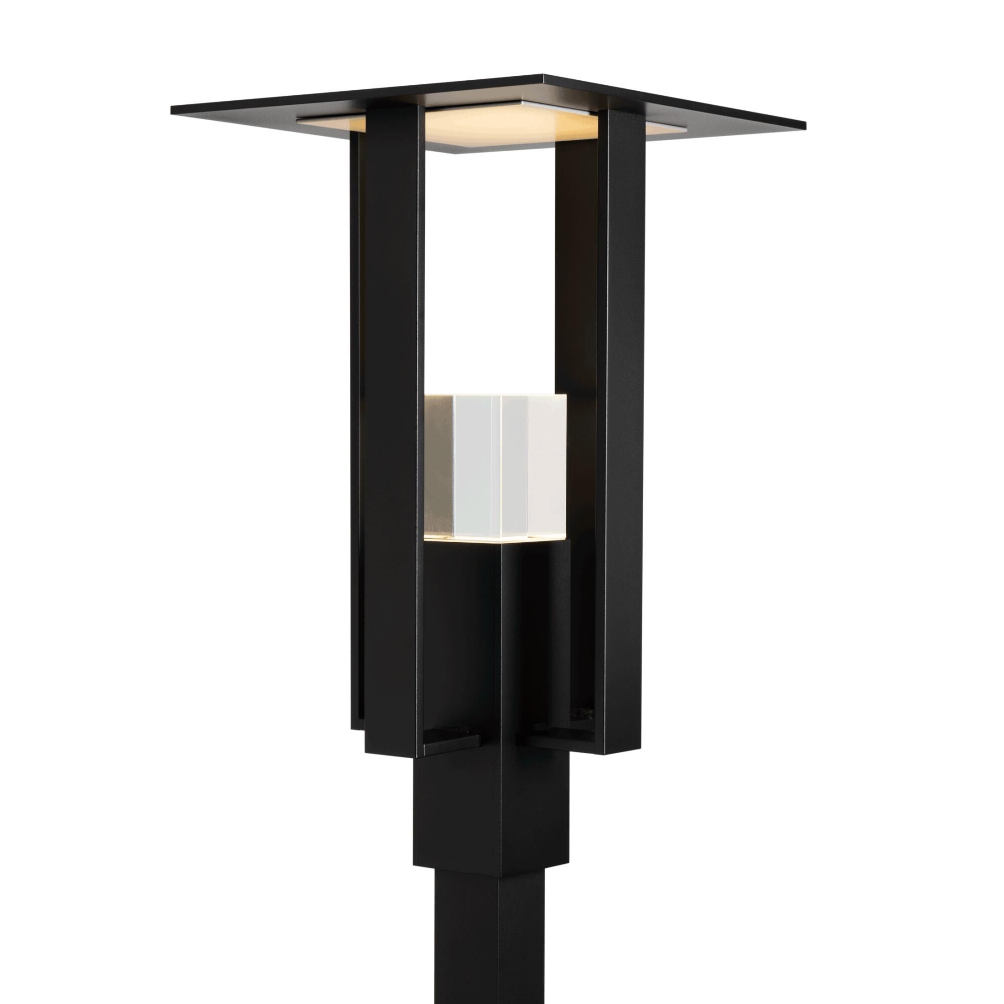 Shown in Coastal Black finish and Clear glass and Outdoor Silver accent