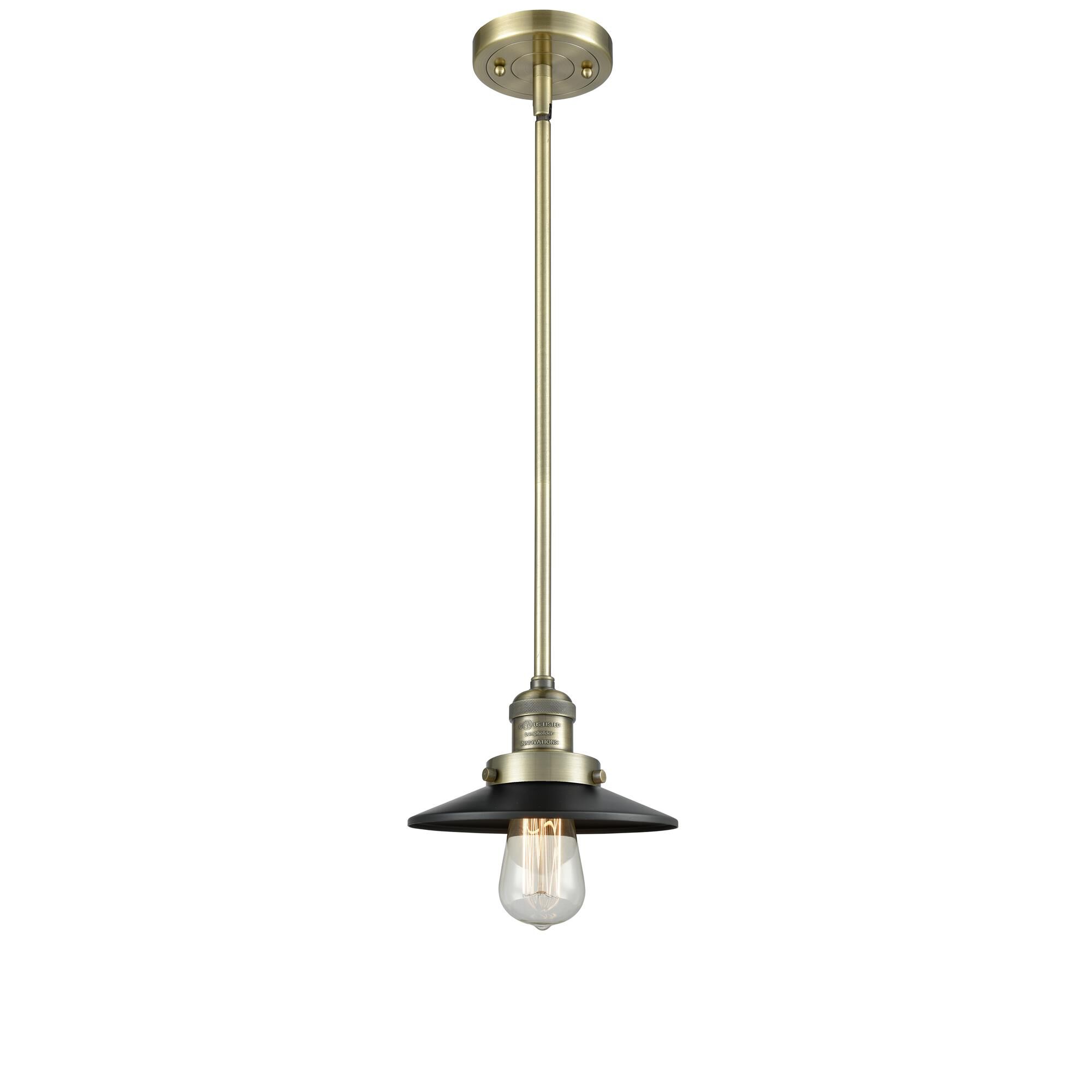 Bruno Marashlian Railroad 8 Inch Mini Pendant by Innovations Lighting